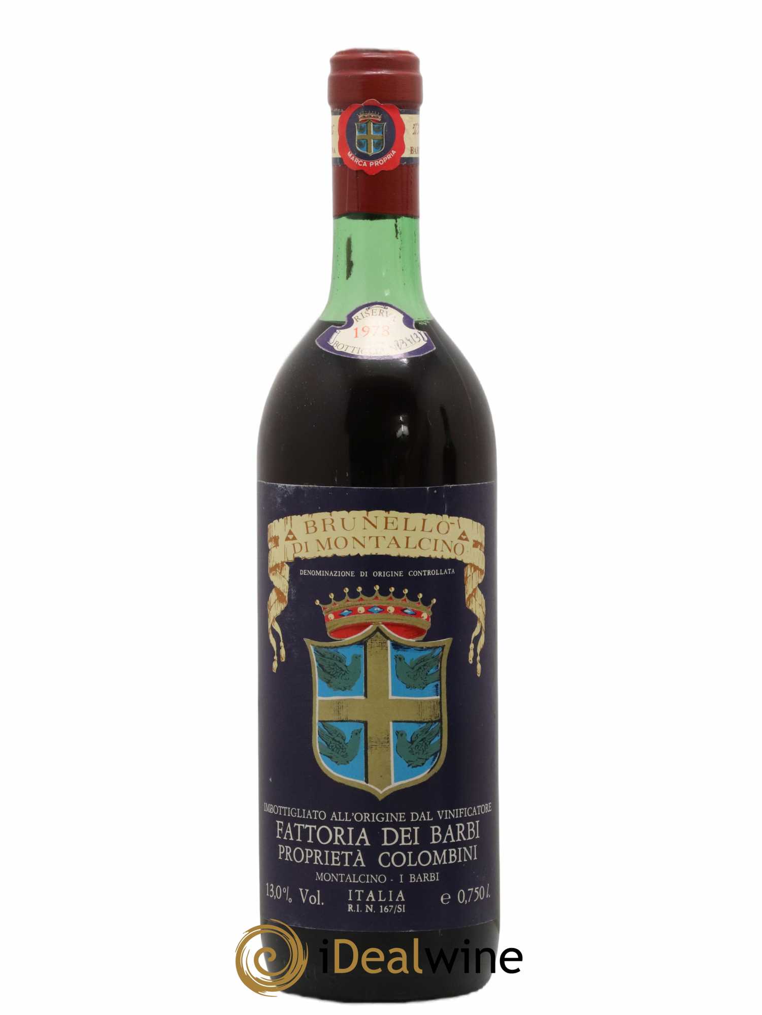 Brunello di Montalcino Riserva Barbi 1978 - Lot de 1 bouteille - 0