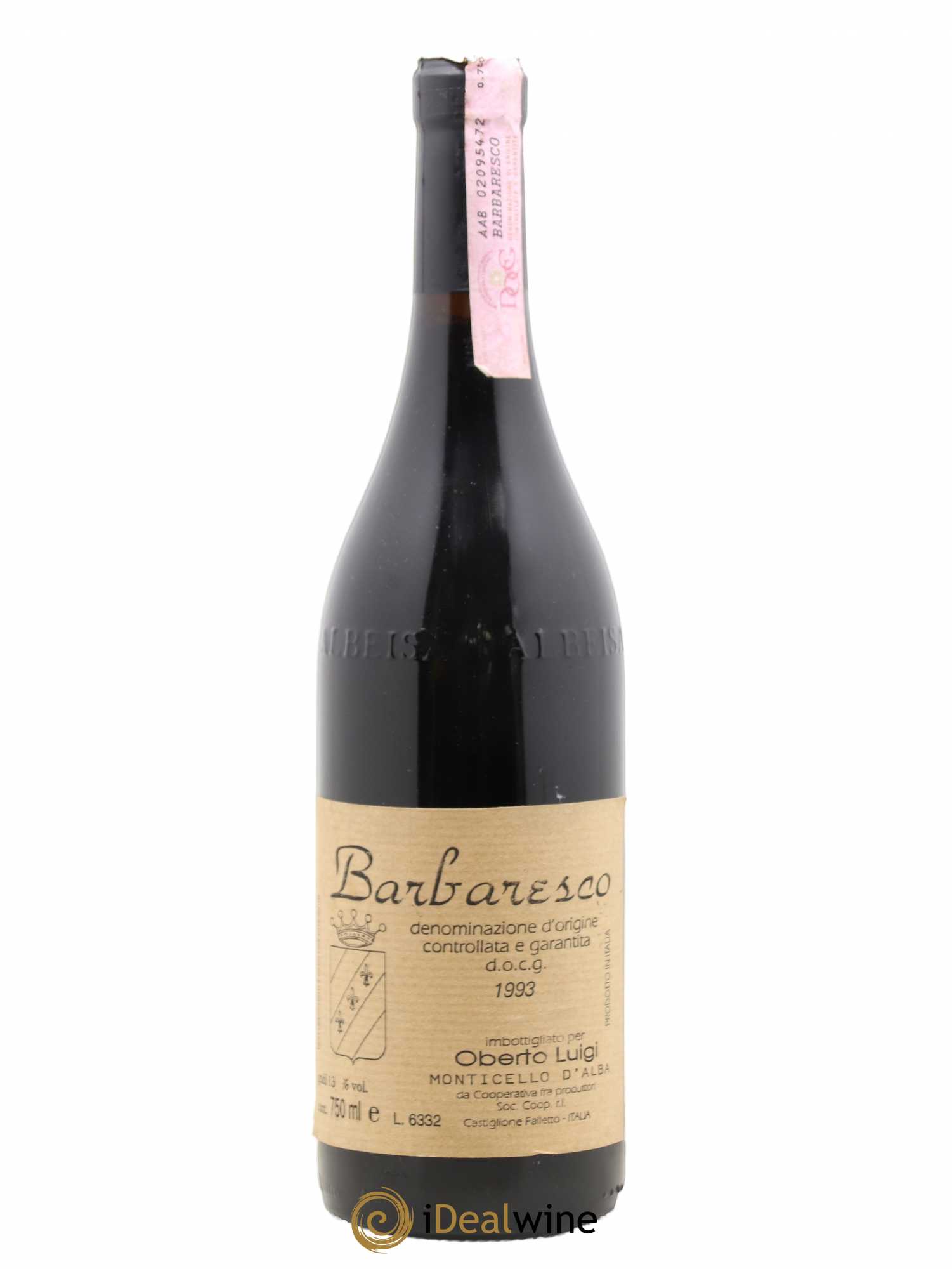 Barbaresco DOCG Oberto 1993 - Lot de 1 bouteille - 0