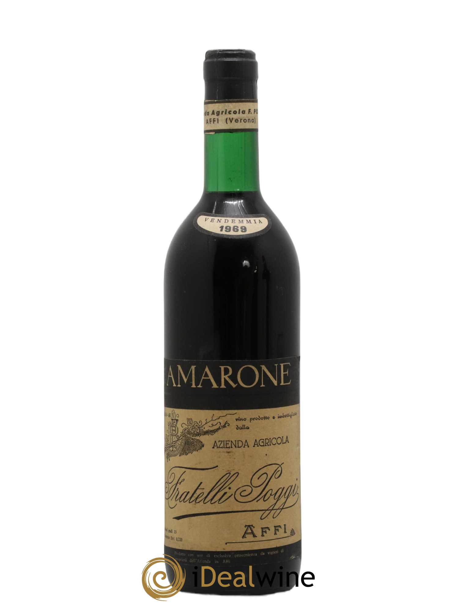 Amarone della Valpolicella DOC Fratelli Poggi 1969 - Lot de 1 bouteille - 0