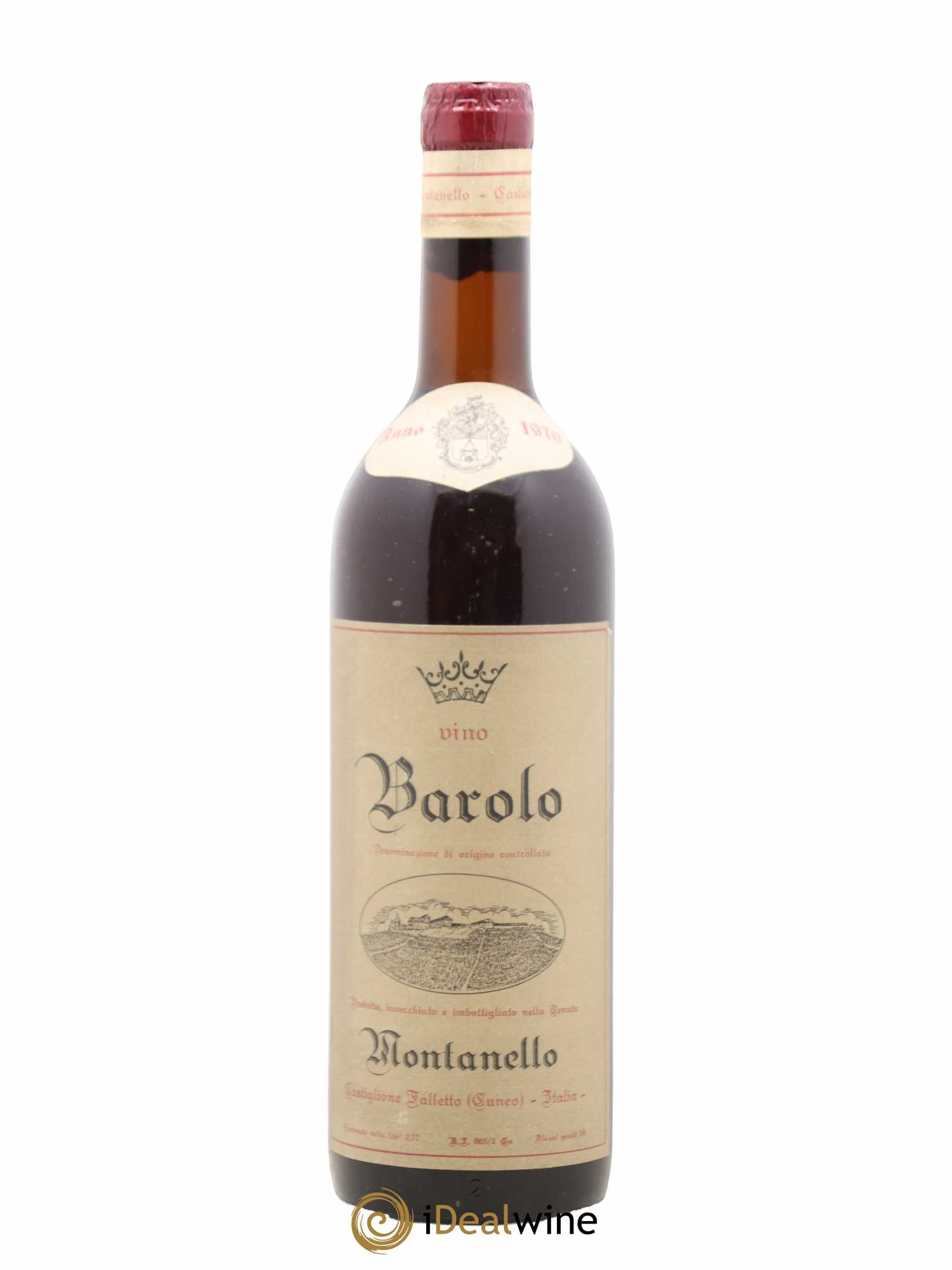 Barolo Montanello 1970 - Lot de 1 bouteille - 0