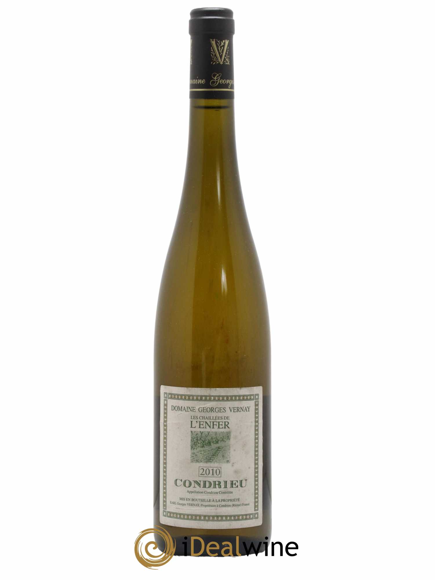 Condrieu Les Chaillées de l'Enfer Georges Vernay 2010 - Lot de 1 bouteille - 0