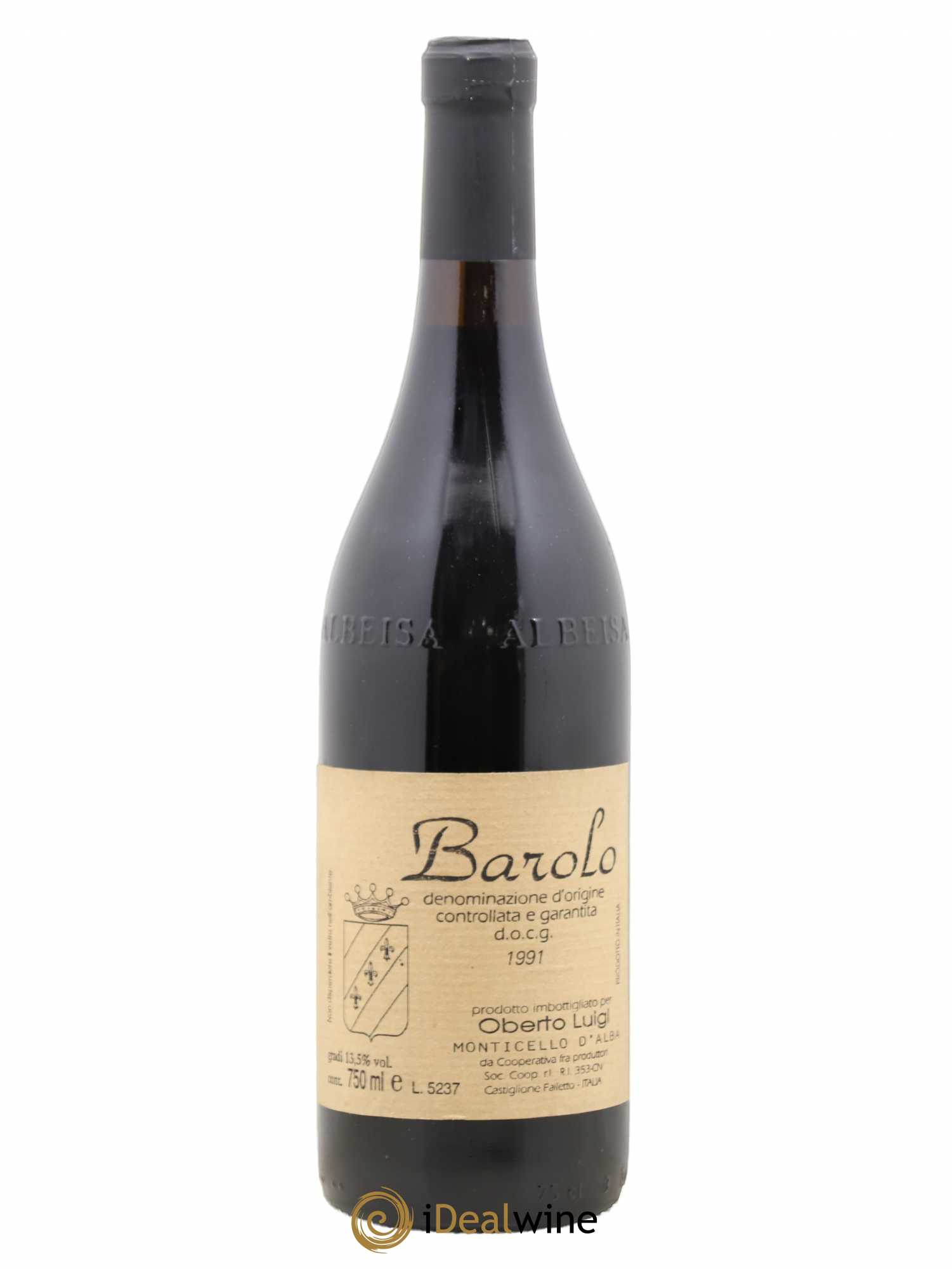 Barolo Oberto 1991 - Lot de 1 bouteille - 0