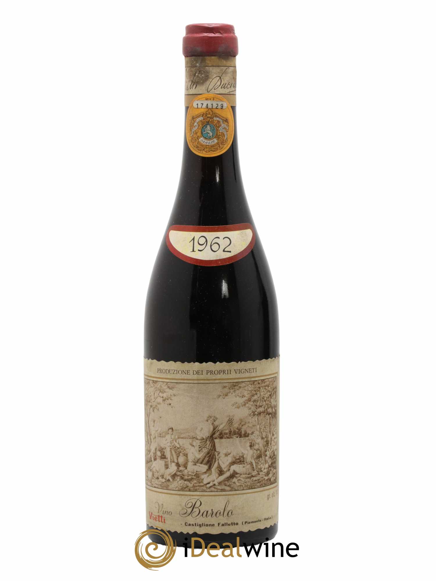 Barolo Vietti 1962 - Lot de 1 bouteille - 0