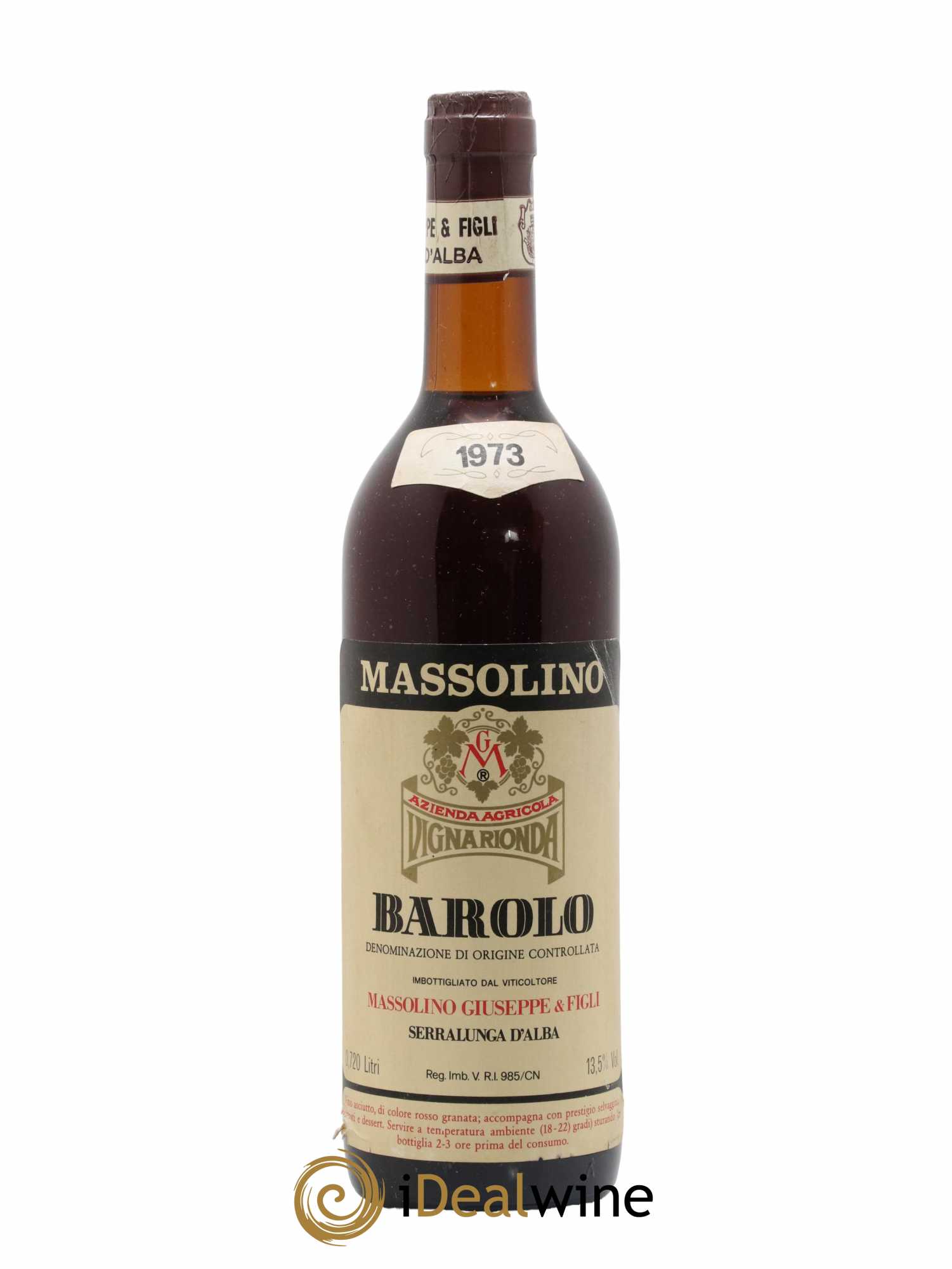 Barolo DOCG Massolino 1973 - Posten von 1 Flasche - 0