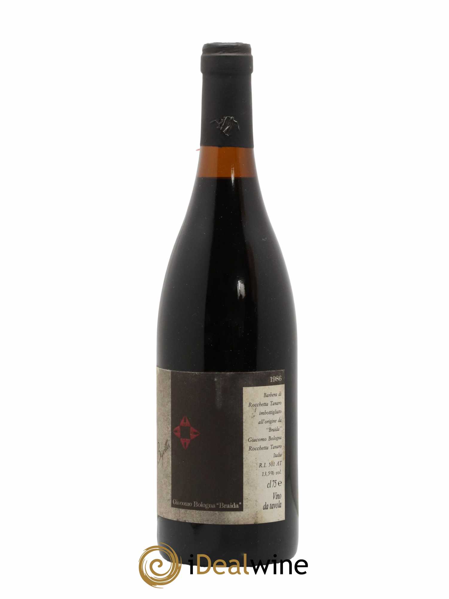 Italie Barbera d'Asti Bricco della Bigotta Braida 1986 - Lot de 1 bouteille - 1