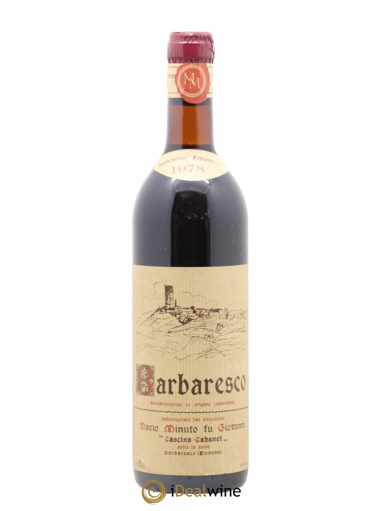 Barbaresco DOCG Vendemmia Fascetto Minuto Mario 1978 - Posten von 1 Flasche - 0