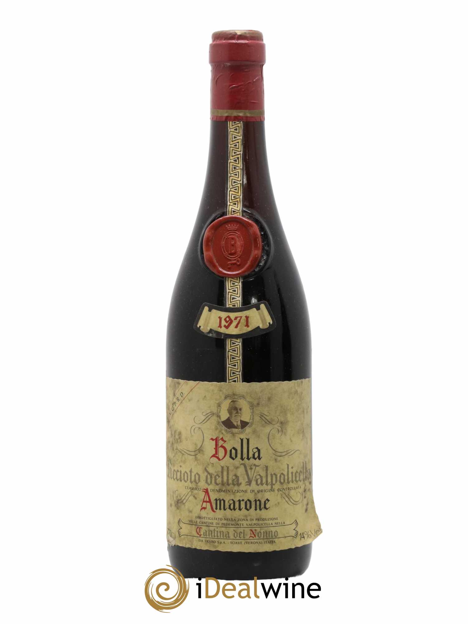 Amarone della Valpolicella DOC Cantina del Nonno Bolla 1971 - Lot de 1 bouteille - 0