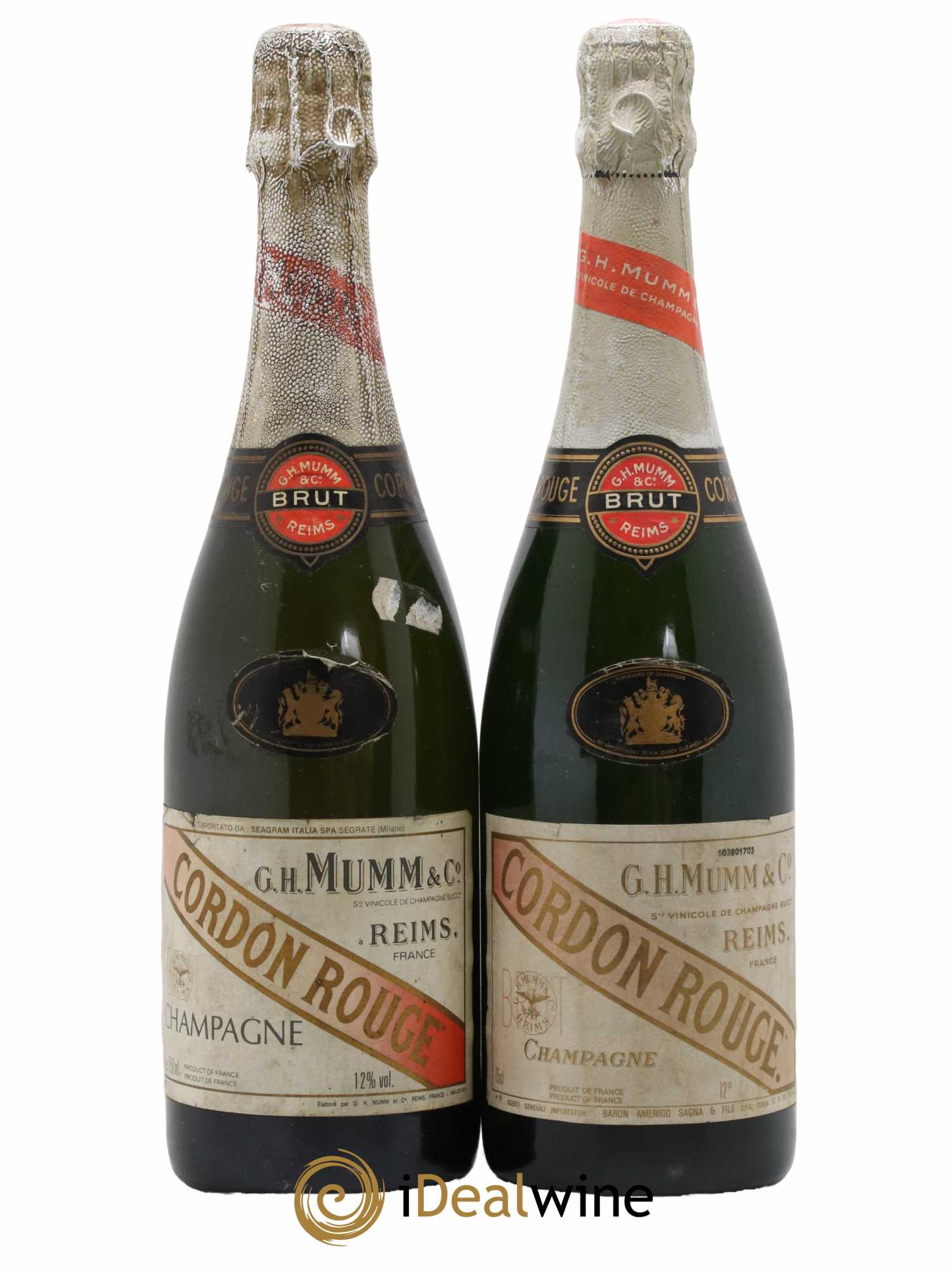 Cordon Rouge Mumm - Lot de 2 bouteilles - 0