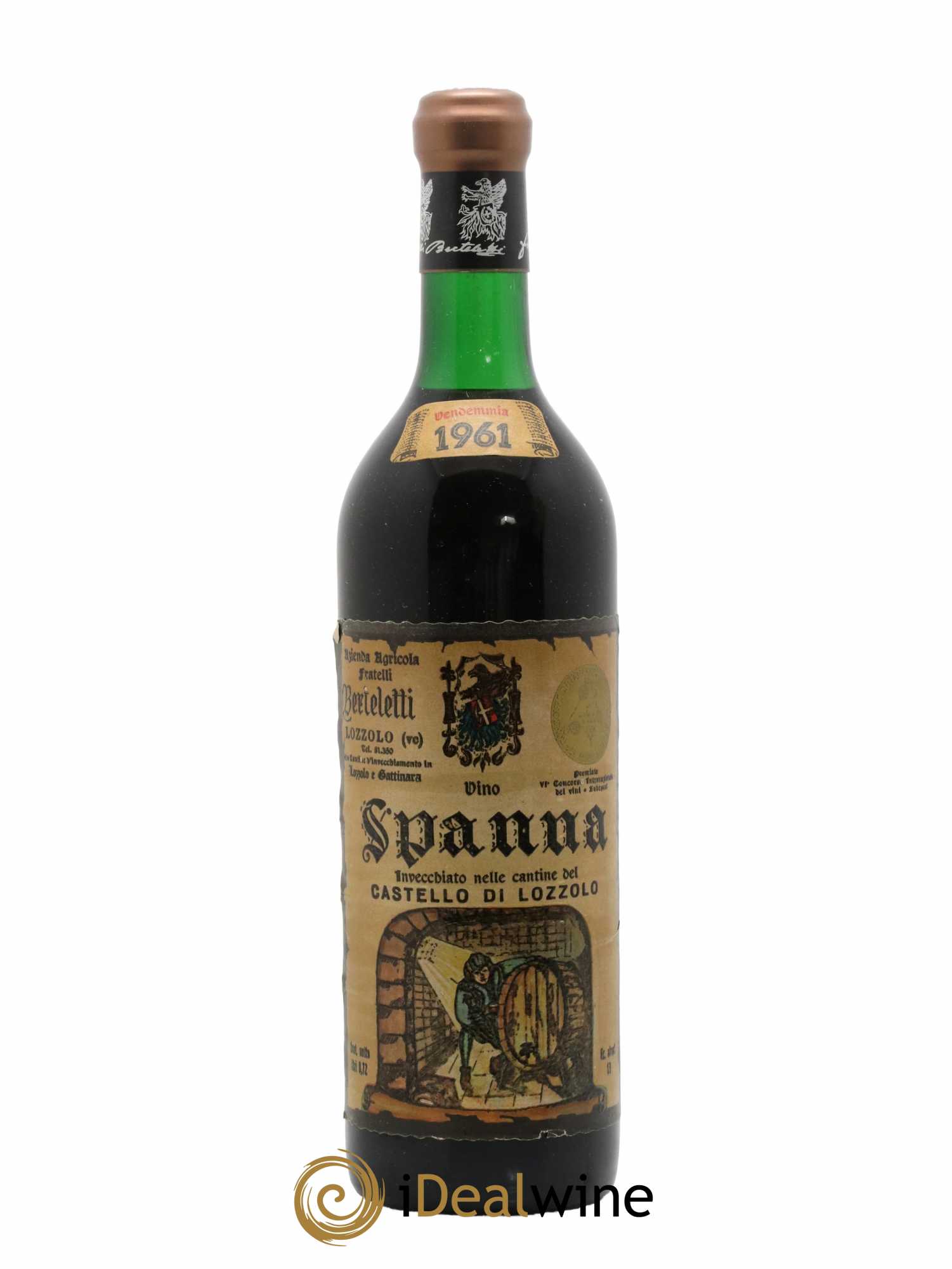 Piémont Spanna Castello di Lozzolo Berteletti 1961 - Lotto di 1 bottiglia - 0