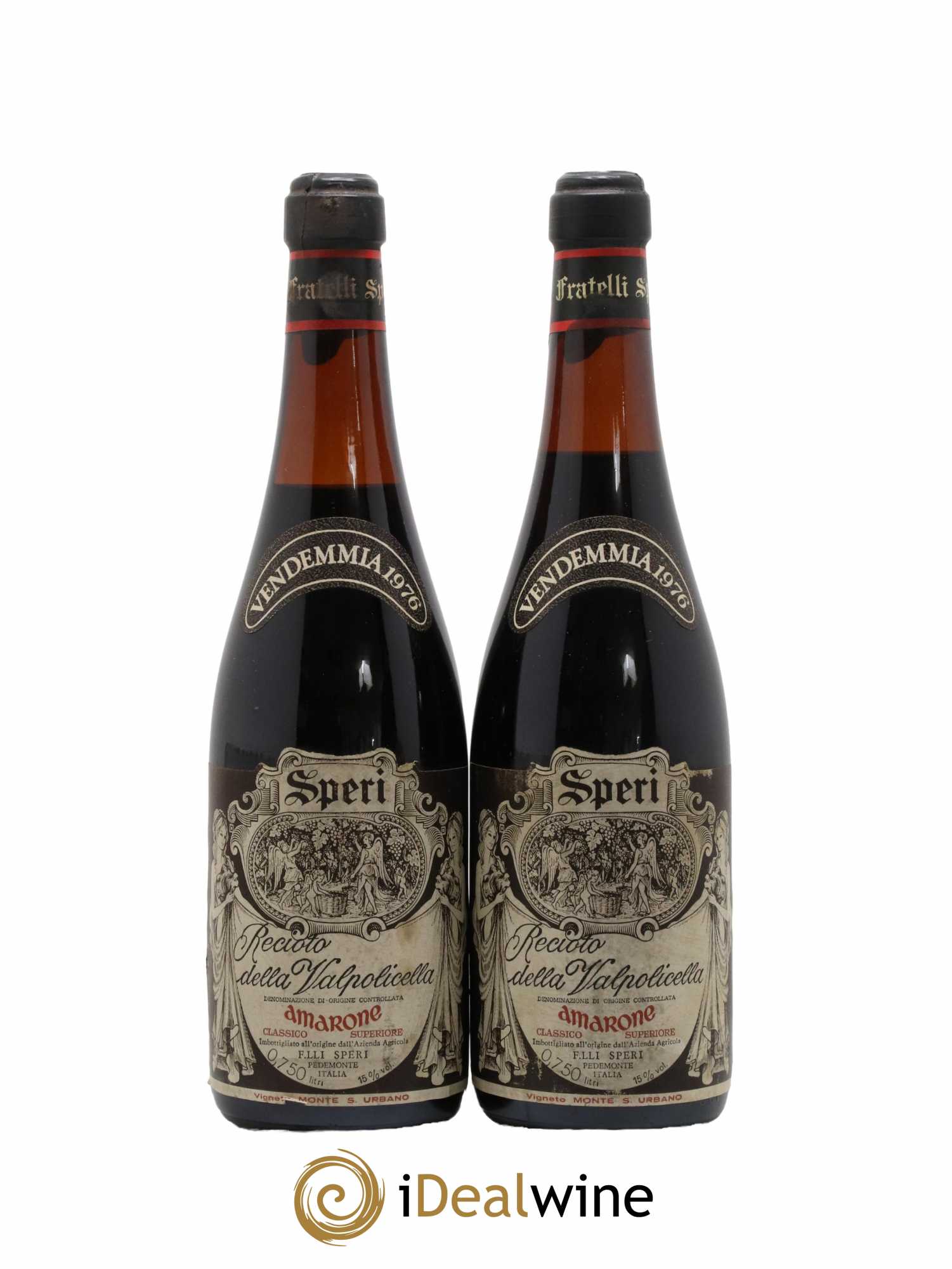 Amarone della Valpolicella Speri 1976 - Lot de 2 bouteilles - 0
