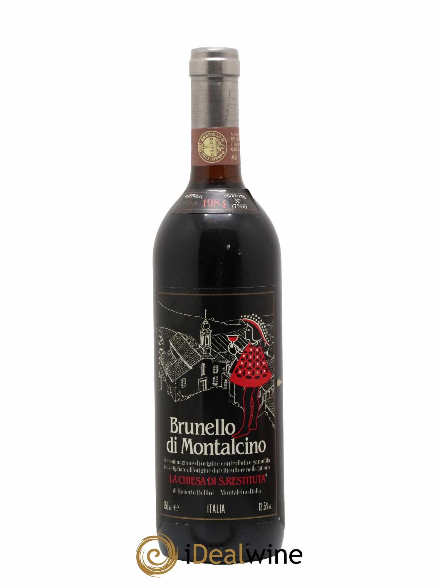 Brunello di Montalcino La Chiesa di S. Restituta 1984 - Lot de 1 bouteille - 0