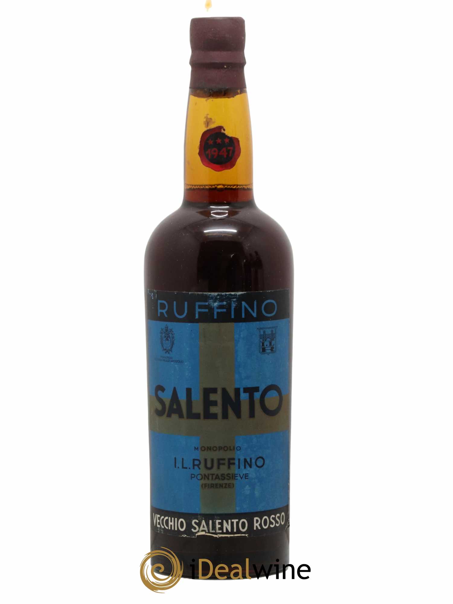 Italie Vecchio Salento Rosso Ruffino 1947 - Lot de 1 bouteille - 0