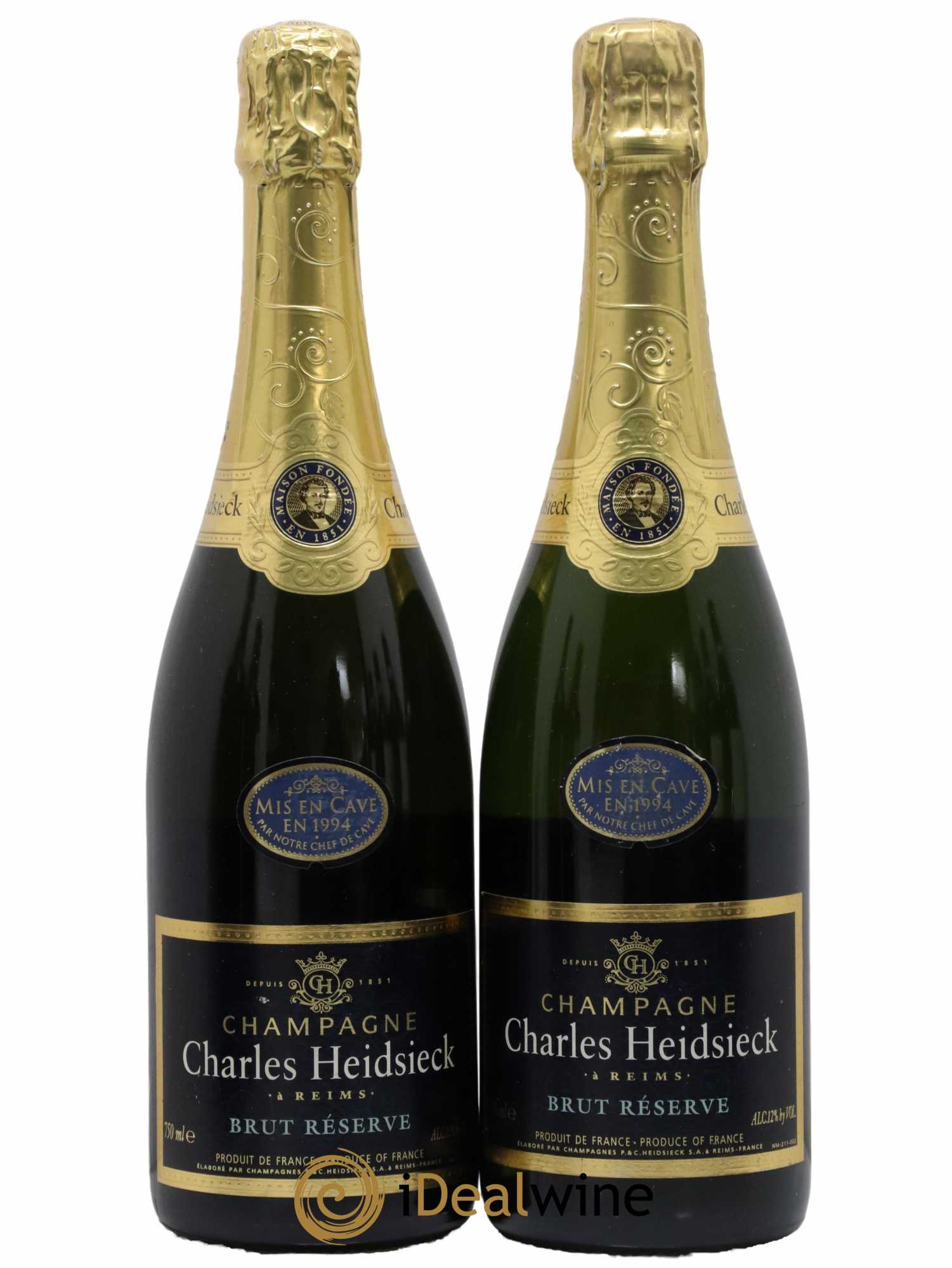 Brut Réserve Charles Heidsieck - Lot de 2 bouteilles - 0
