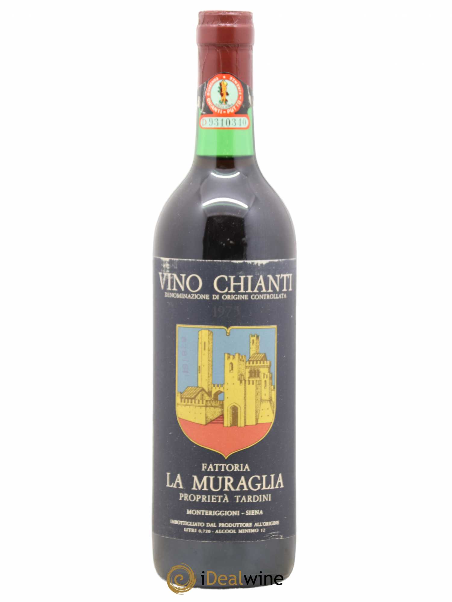 Chianti DOCG Fattoria La Muraglia 1975 - Posten von 1 Flasche - 0
