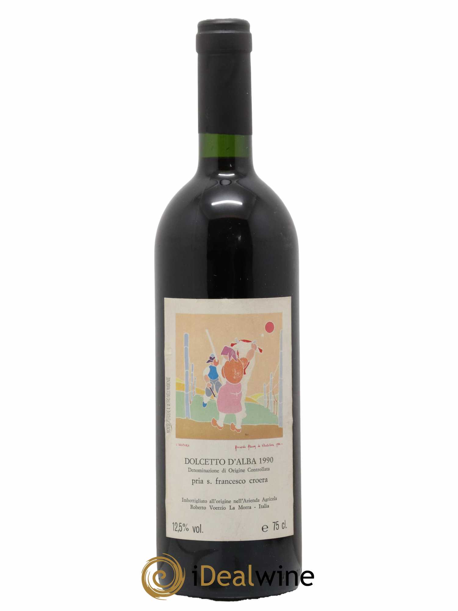 Dolcetto d'Alba DOC pria s. Francesco Croera Roberto Voerzio 1990 - Lot de 1 bouteille - 0