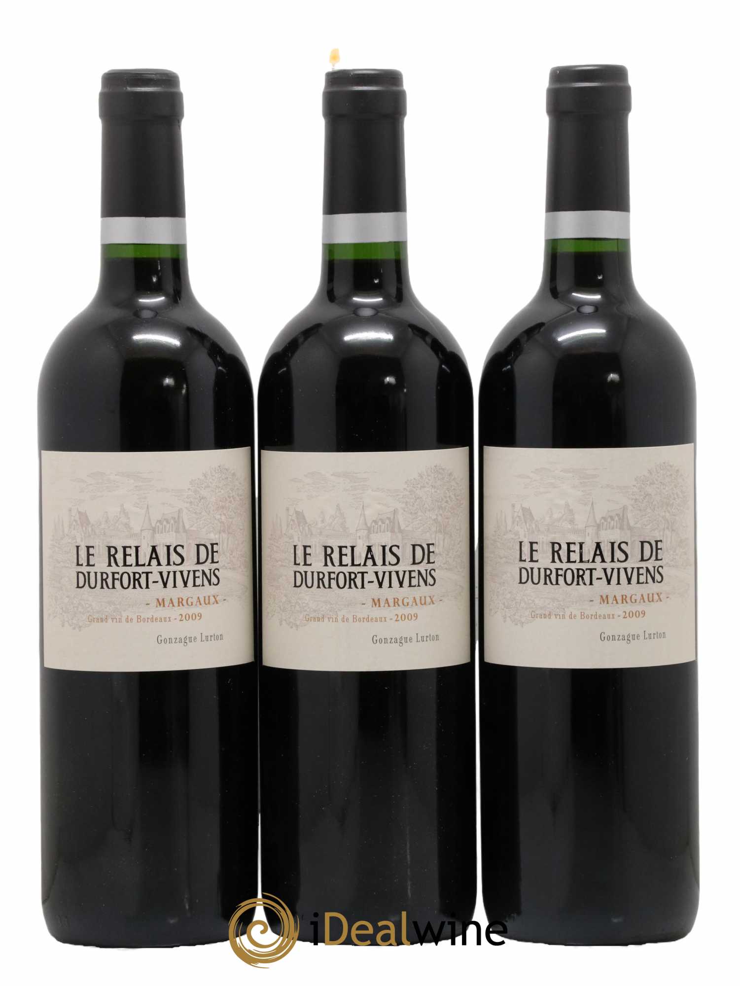 Bordeaux Relais Durfort Vivens 2009 - Lot de 3 bouteilles - 0