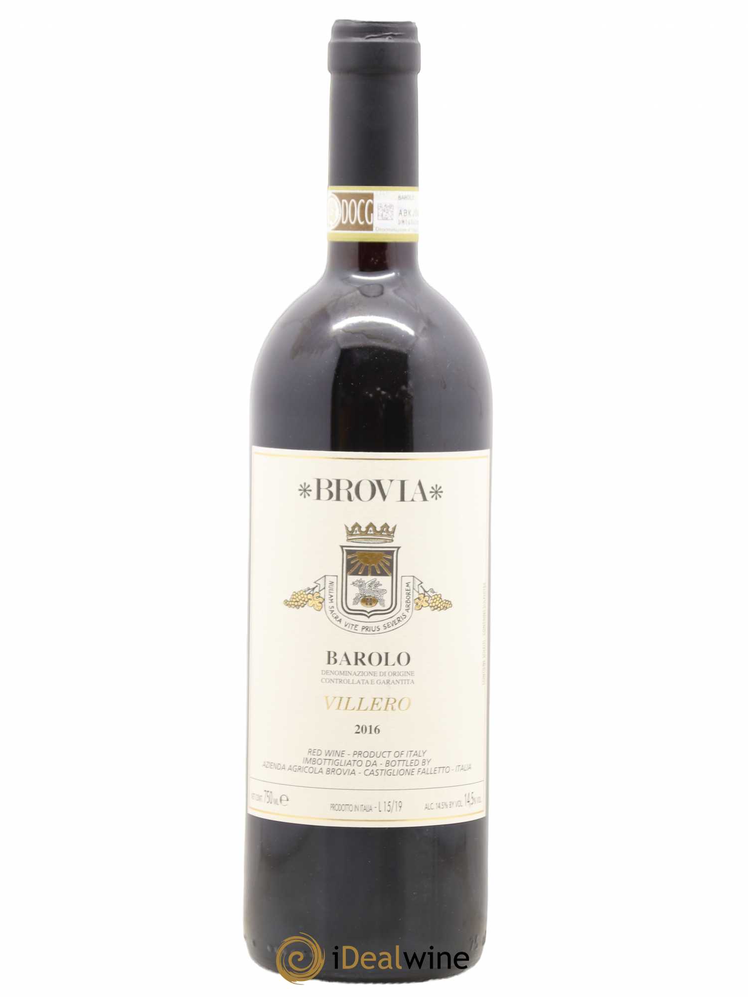 Barolo Villero Brovia 2016 - Lot de 1 bouteille - 0