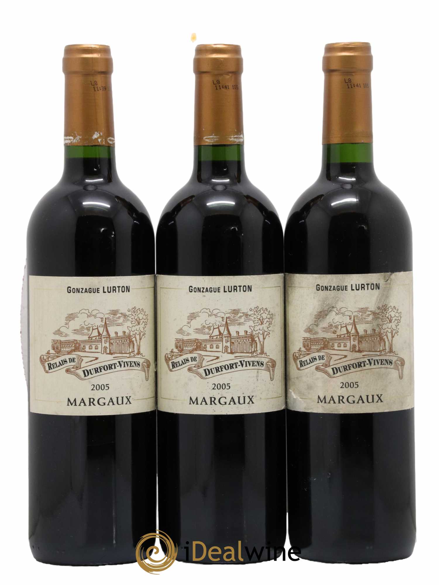 Relais de Durfort-Vivens 2nd Vin 2005 - Lot de 3 bouteilles - 0