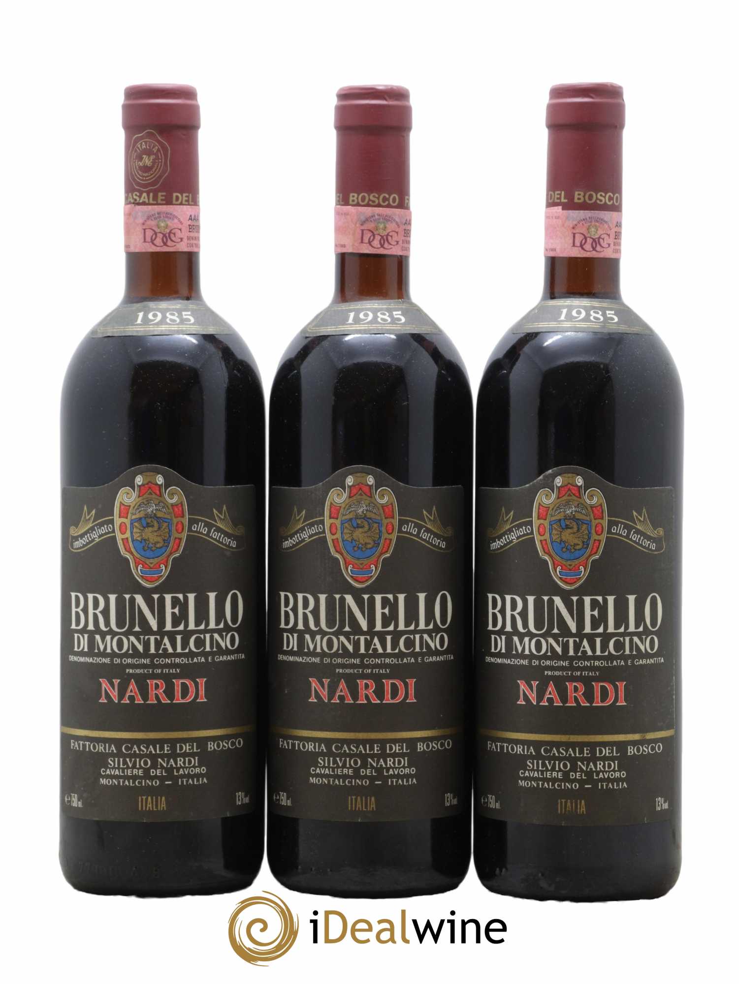 Brunello di Montalcino Nardi 1985 - Lot de 3 bouteilles - 0