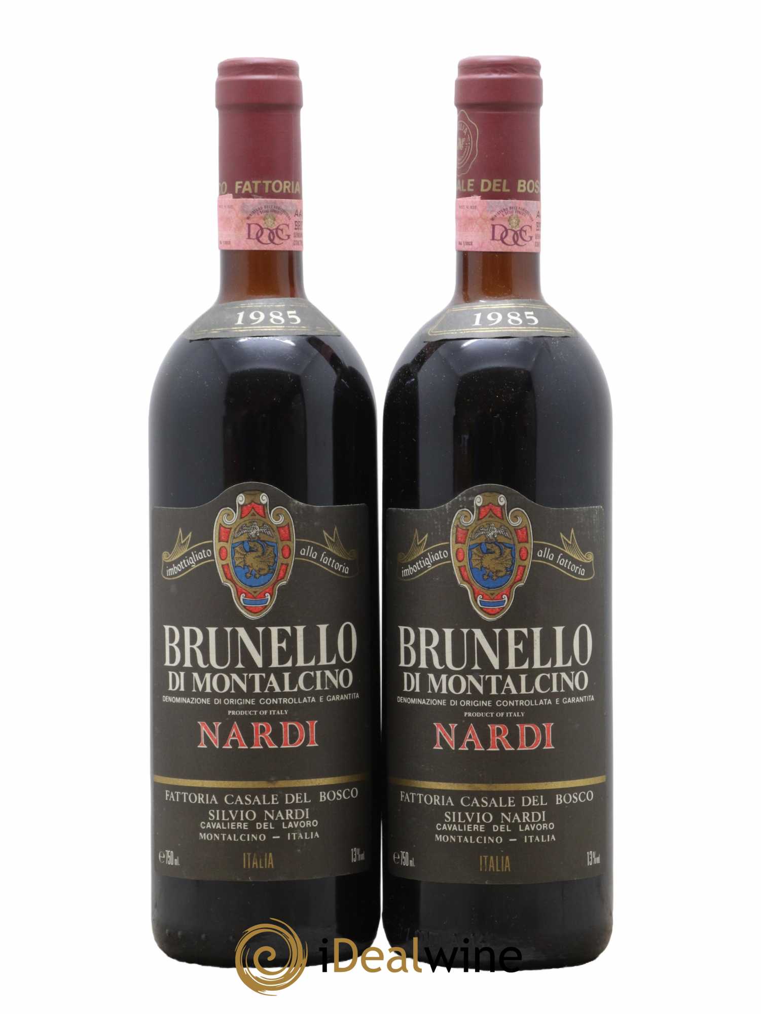 Brunello di Montalcino Nardi 1985 - Lot de 2 bouteilles - 0