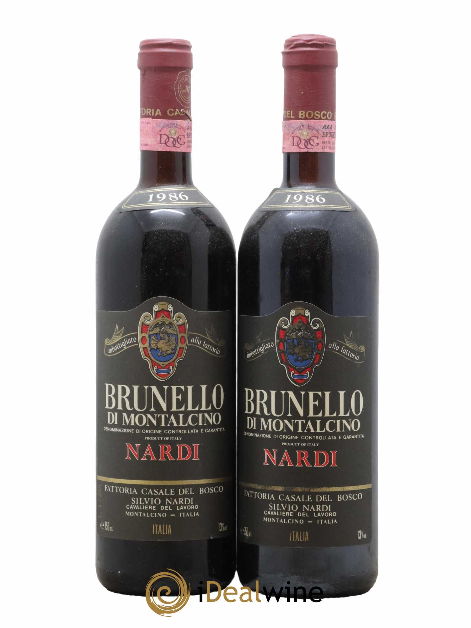 Brunello di Montalcino Nardi 1986 - Lot de 2 bouteilles - 0