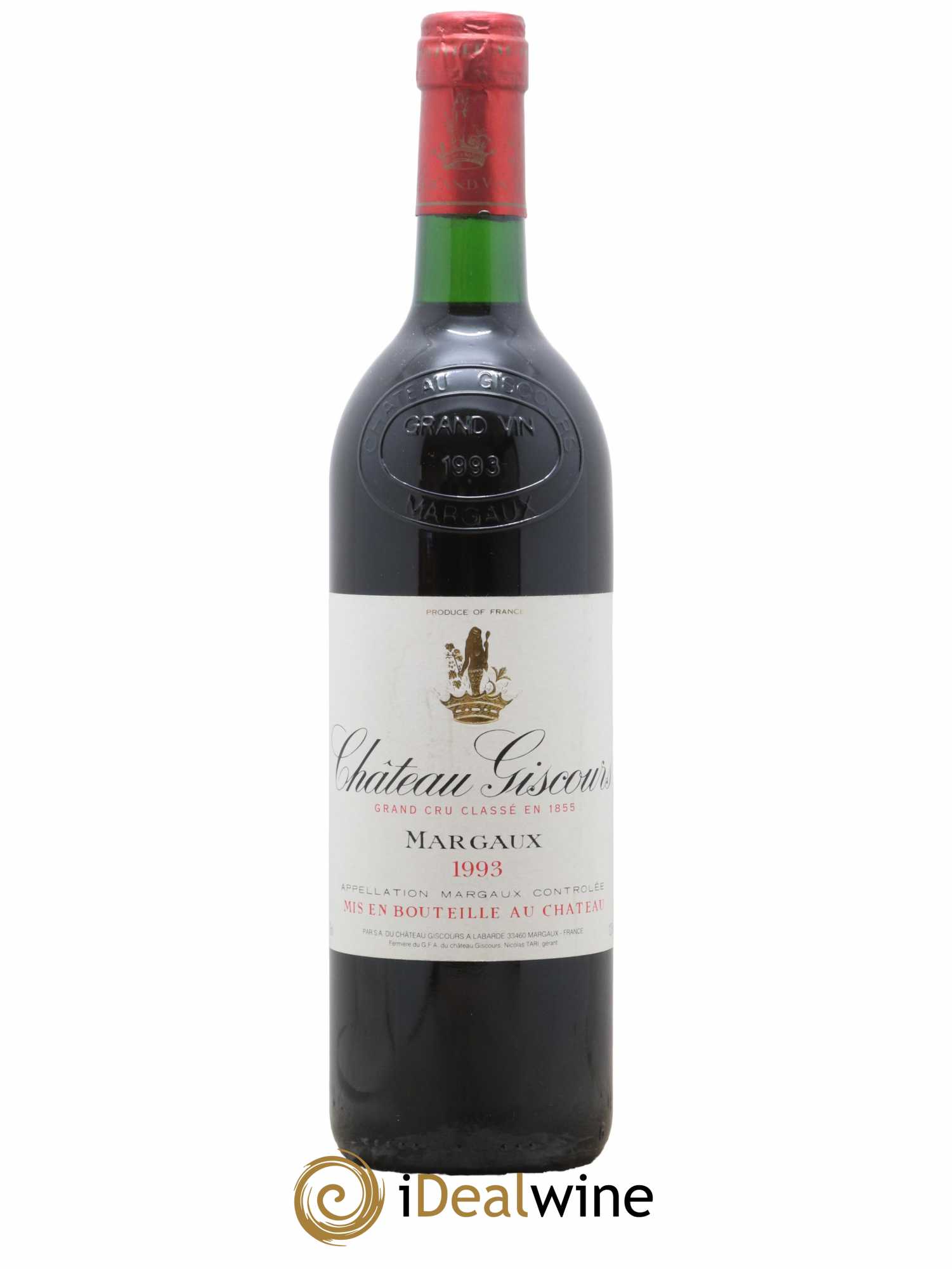Château Giscours 3ème Grand Cru Classé 1993 - Lot de 1 bouteille - 0