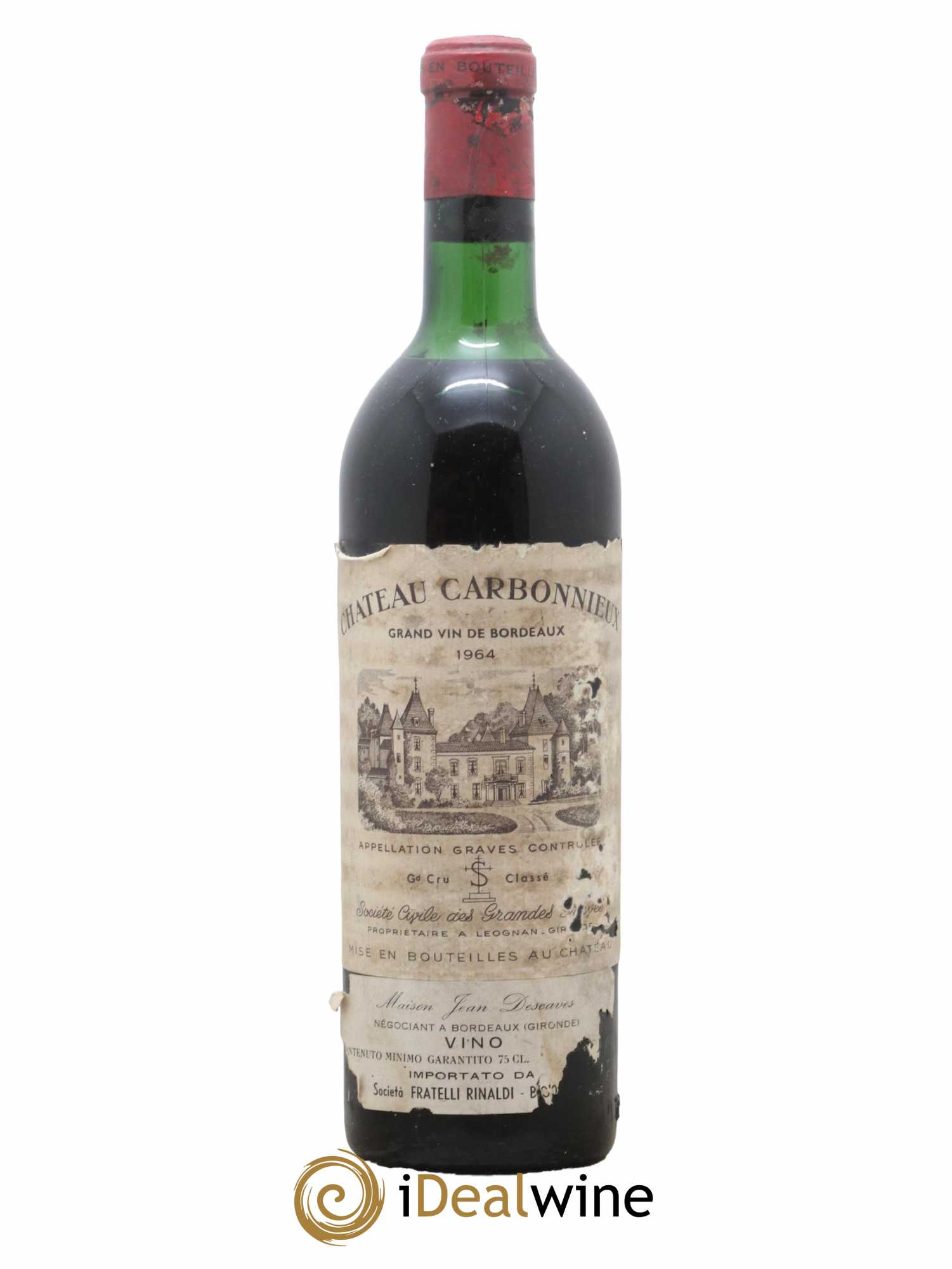 Château Carbonnieux Cru Classé de Graves 1964 - Posten von 1 Flasche - 0