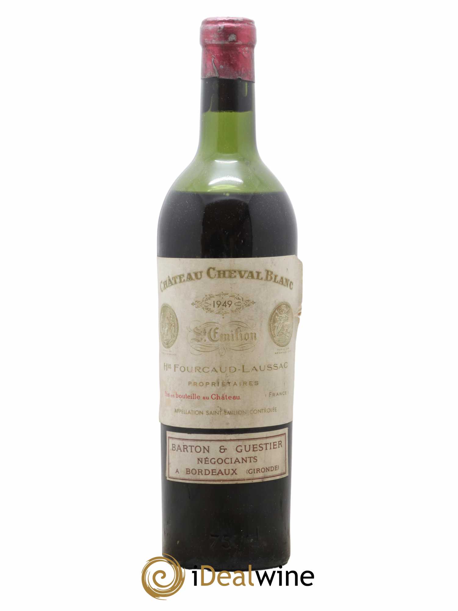 Château Cheval Blanc 1er Grand Cru Classé A 1949 - Lot de 1 bouteille - 0