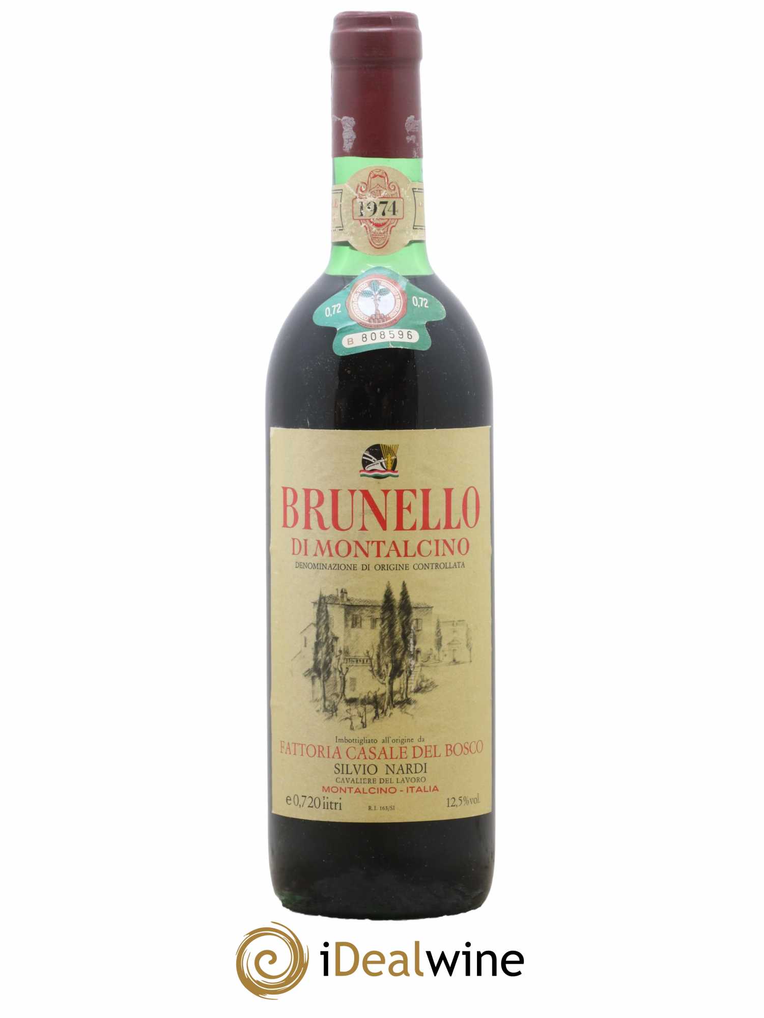 Brunello di Montalcino Silvio Nardi 1974 - Lot de 1 bouteille - 0