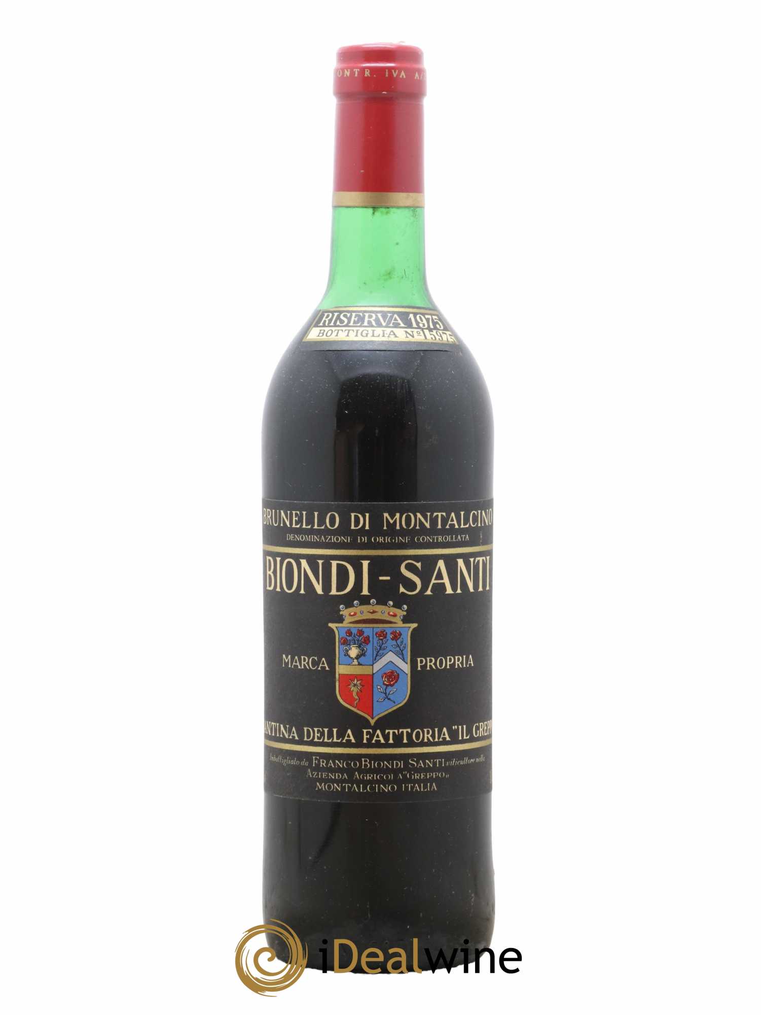 Brunello di Montalcino DOCG Riserva Biondi-Santi Tenuta Greppo 1975 - Lot of 1 bottle - 0