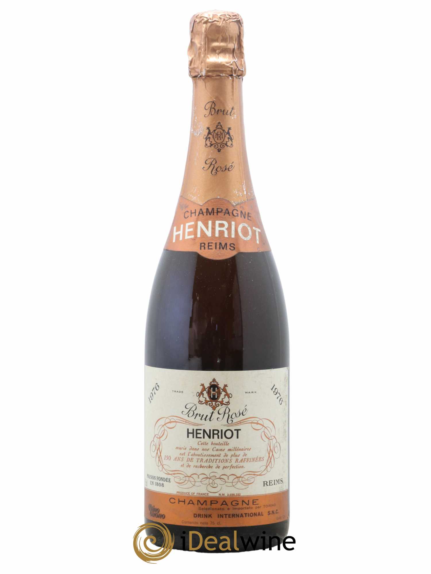 Rosé Brut Henriot 1976 - Lot de 1 bouteille - 0