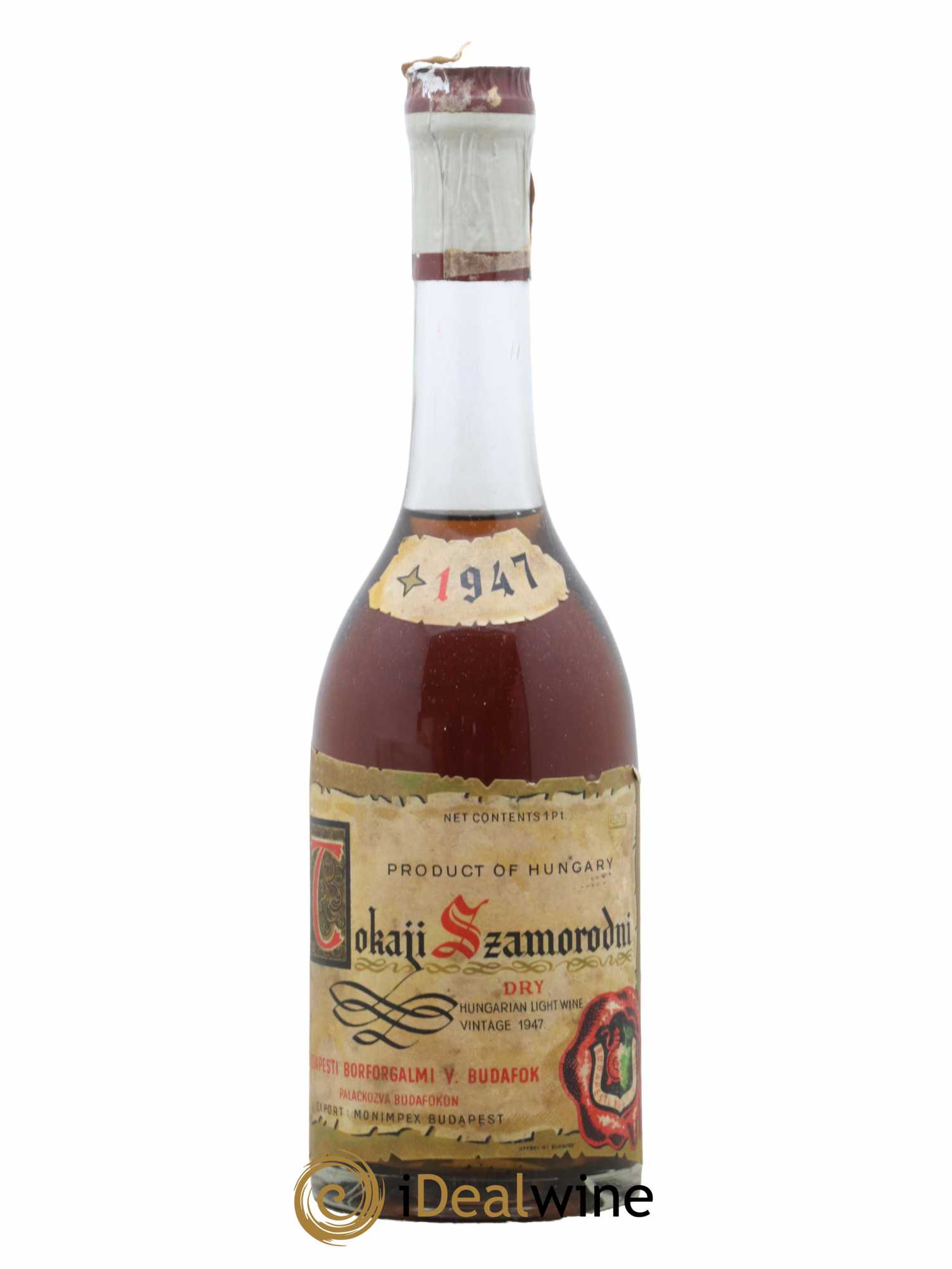 Tokaji Szamorodni Dry Vinarium Hungaricum 50 cl 1947 - Lotto di 1 bottiglia - 0