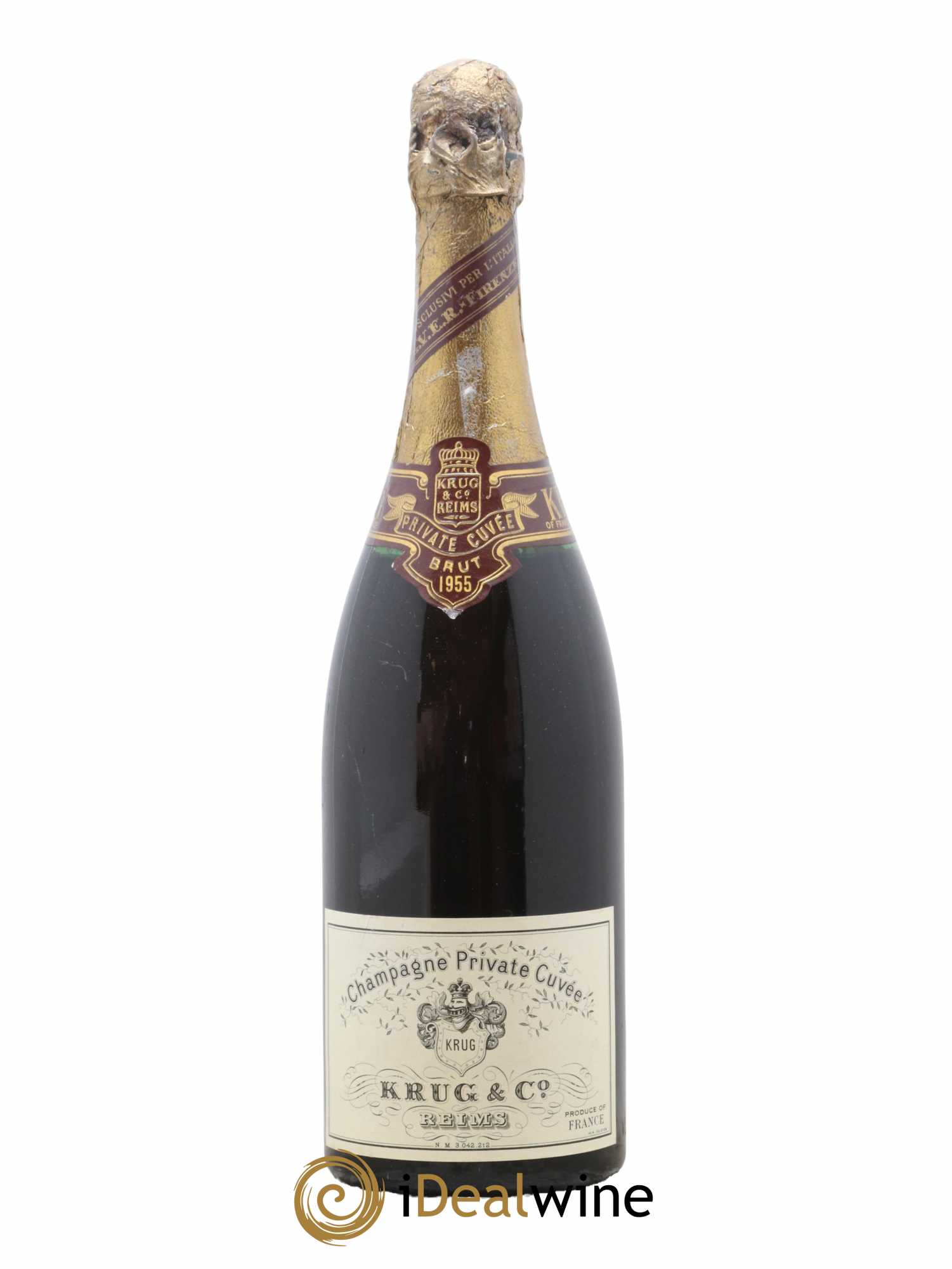 Champagne Cuvée Privée Krug 1955 - Lot de 1 bouteille - 0