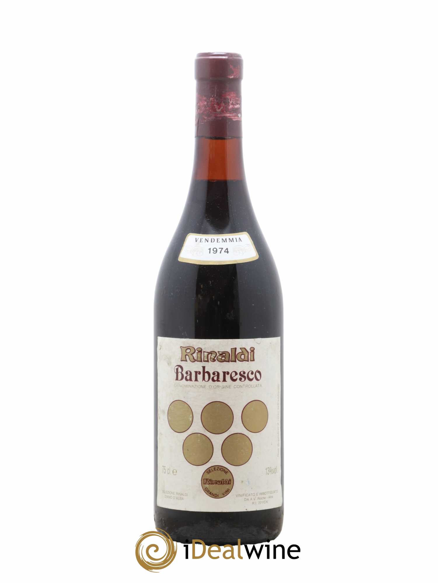 Barbaresco DOCG Rinaldi 1974 - Lotto di 1 bottiglia - 0