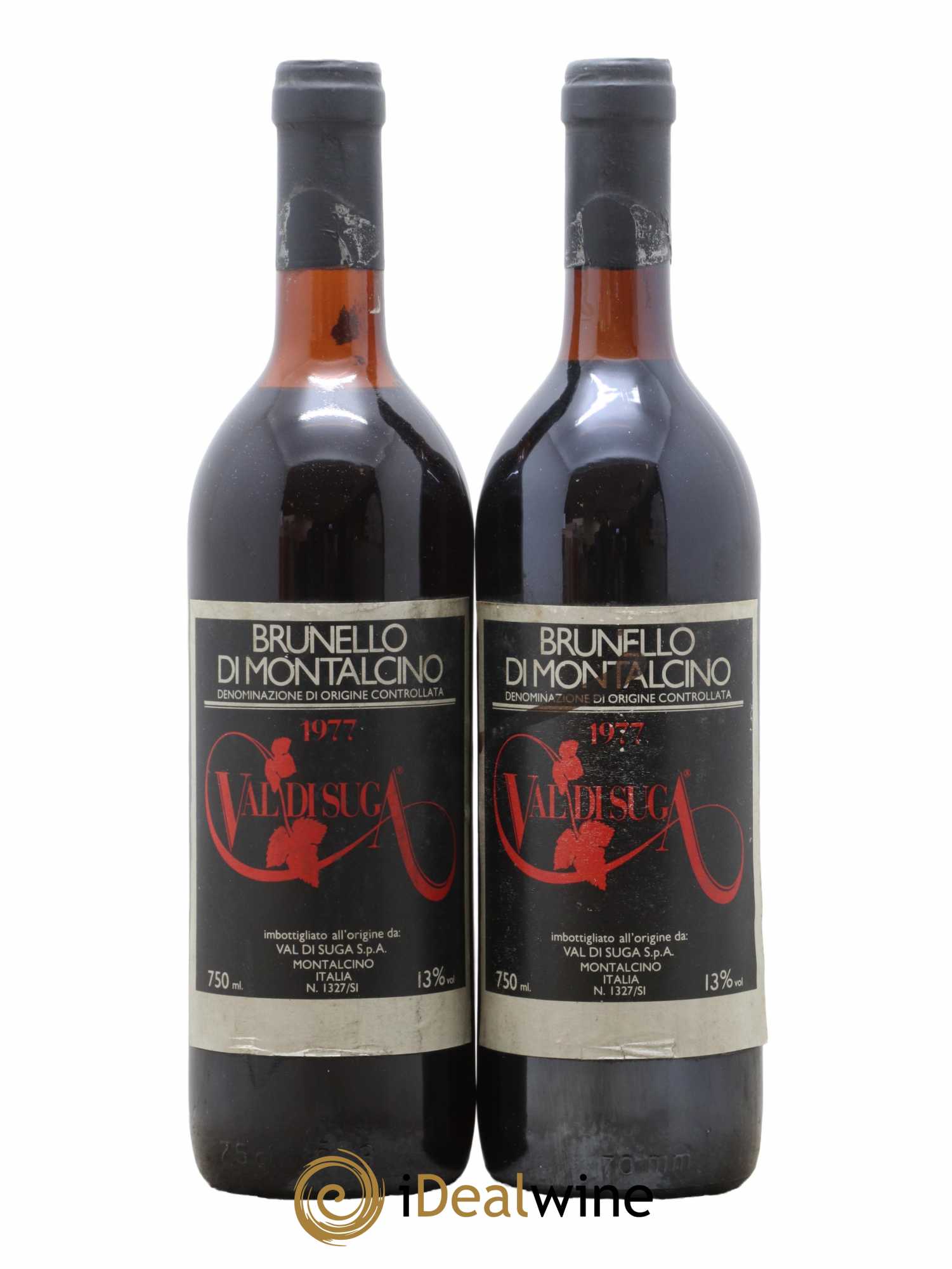 Brunello di Montalcino Val di Suga 1977 - Lot de 2 bouteilles - 0