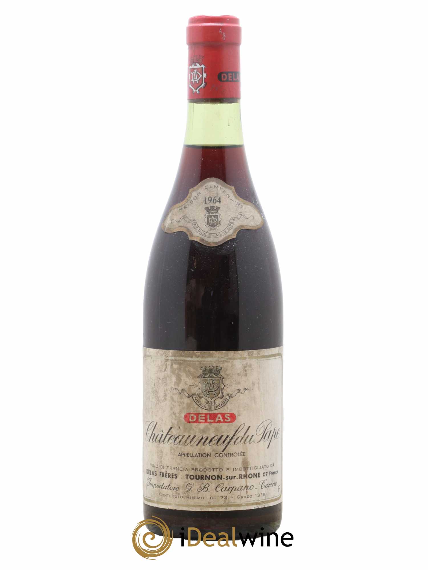 Châteauneuf-du-Pape Delas 1964 - Lot de 1 bouteille - 0