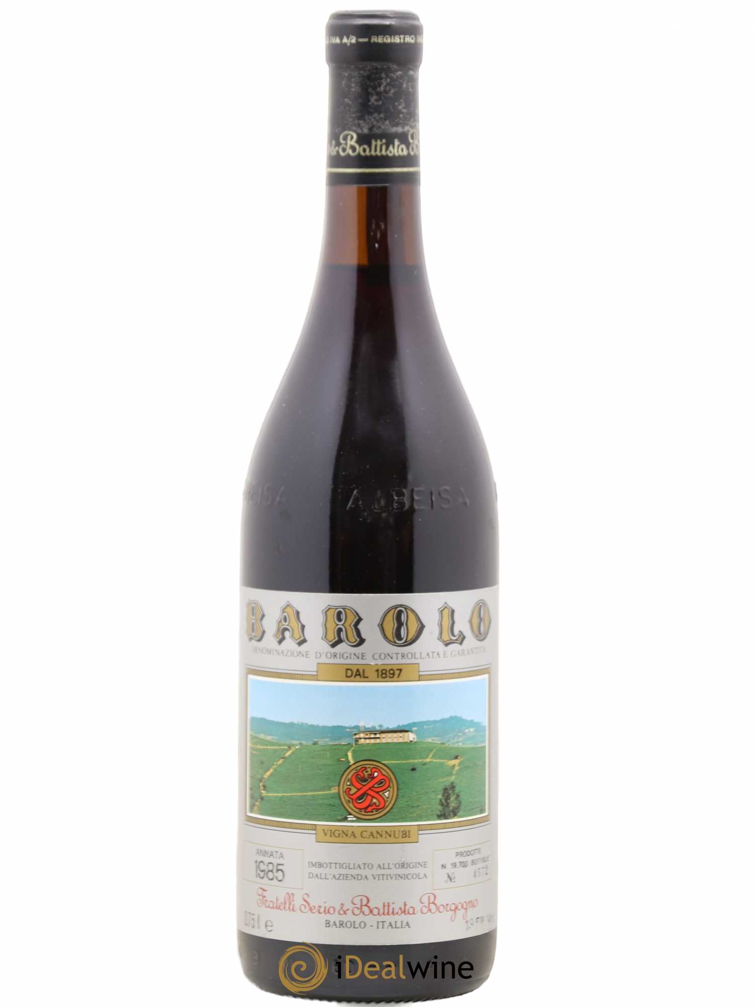 Barolo Cannubi Borgogno Serio & Battista 1985 - Posten von 1 Flasche - 0