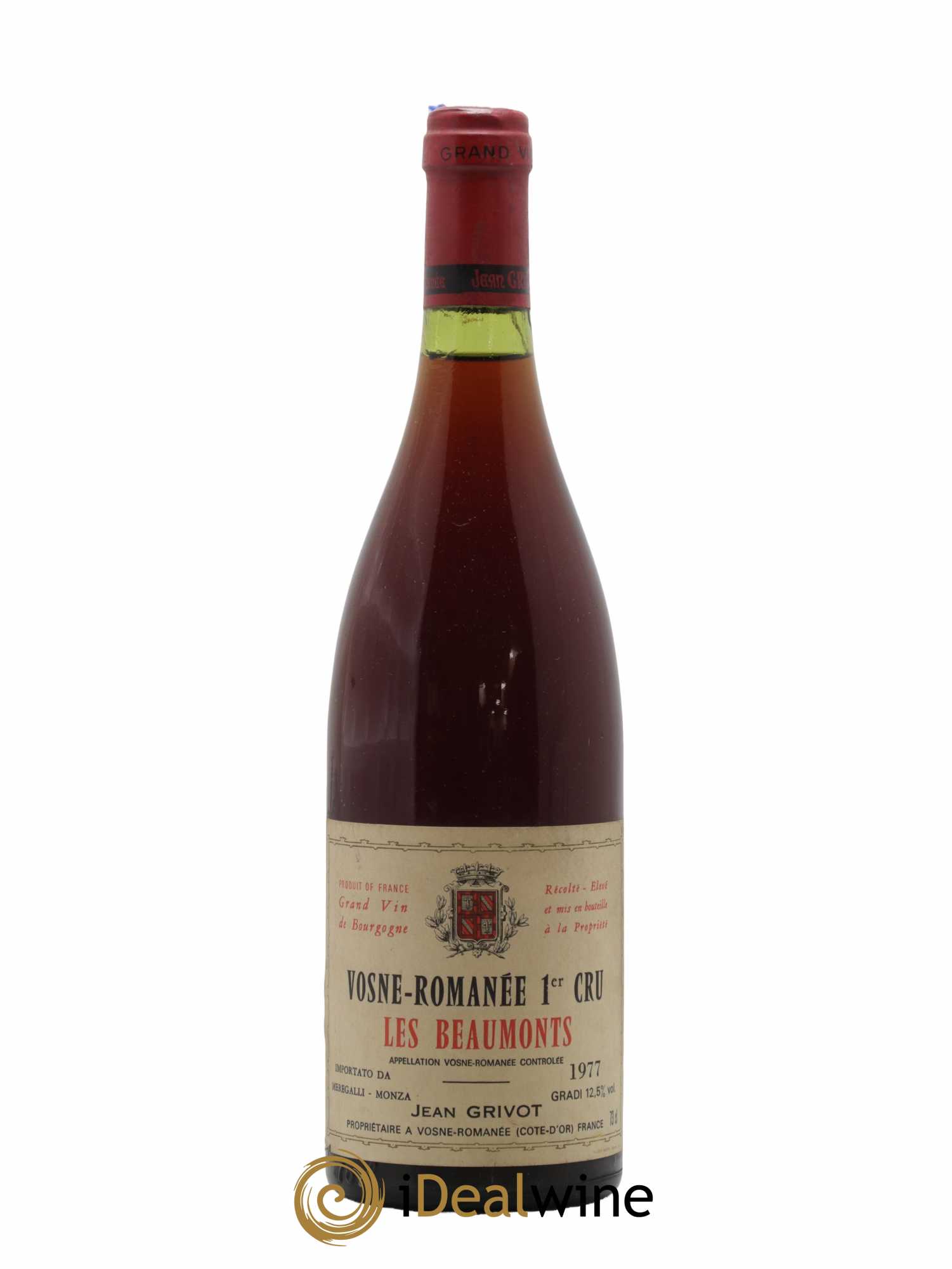 Vosne-Romanée 1er Cru Les Beaux-Monts Jean Grivot 1977 - Lot de 1 bouteille - 0