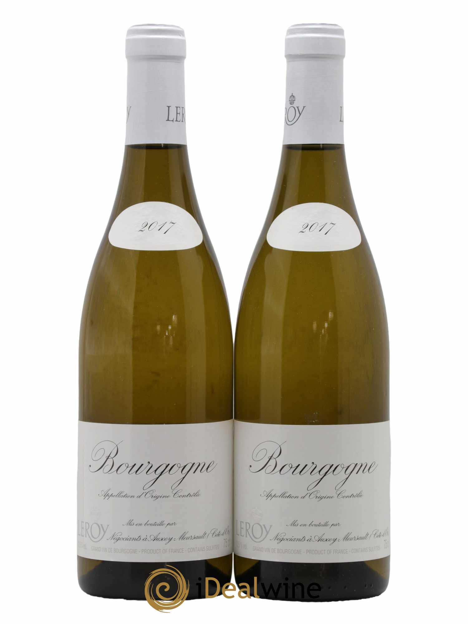 Bourgogne Leroy SA 2017 - Lot de 2 bouteilles - 0
