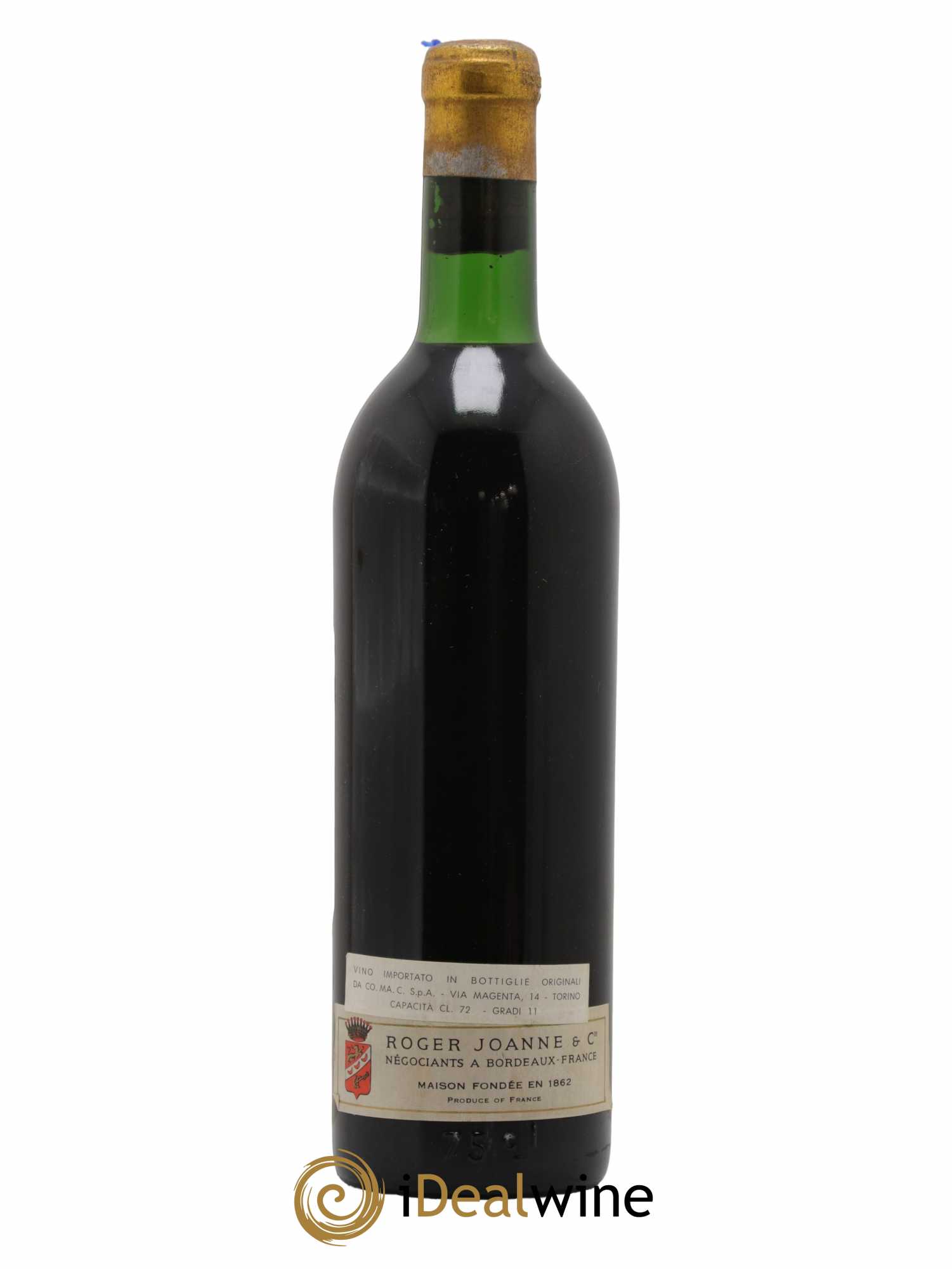 Château Pichon Longueville Comtesse de Lalande 2ème Grand Cru Classé 1959 - Lot de 1 bouteille - 1