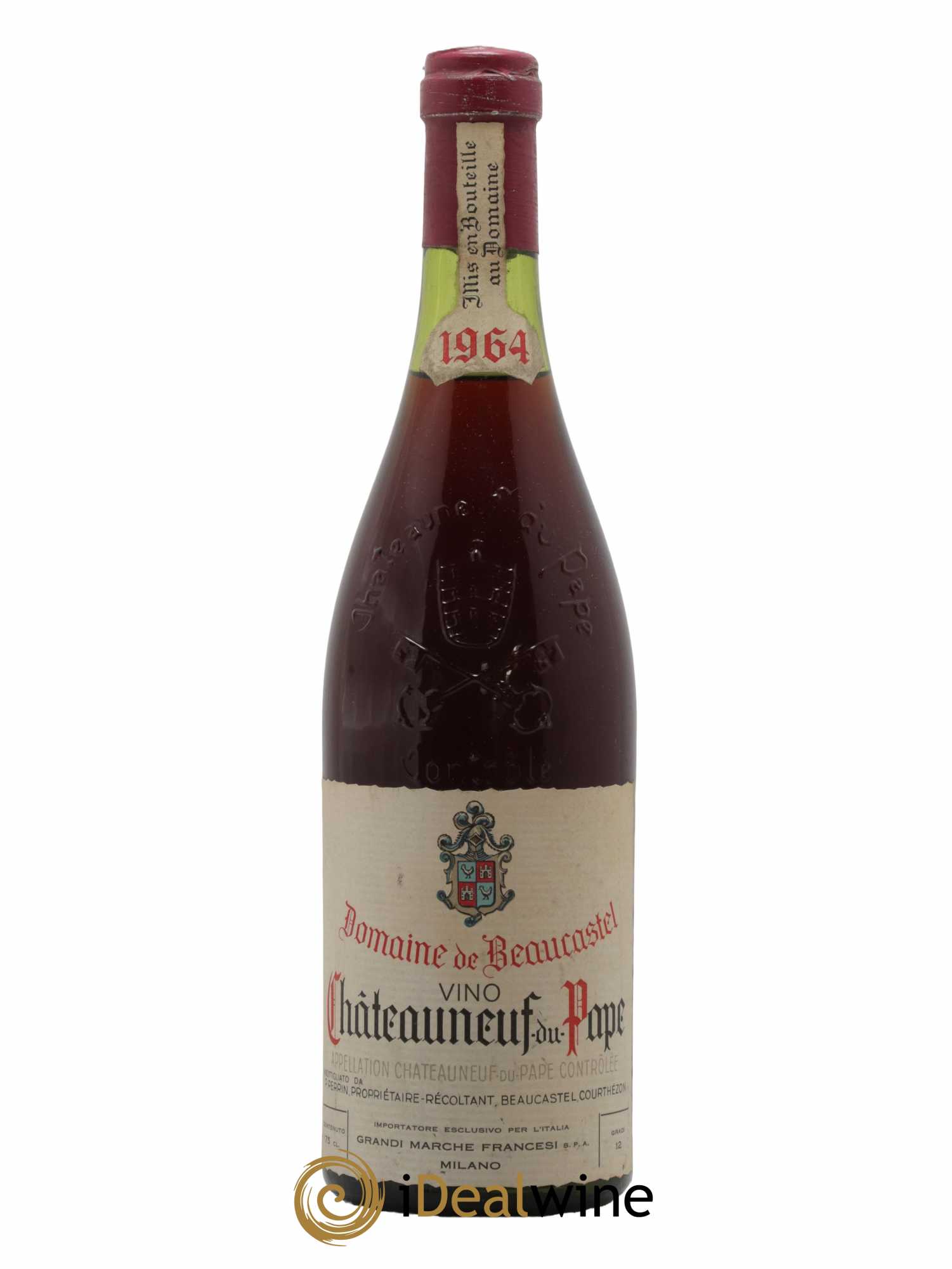 Châteauneuf-du-Pape Château de Beaucastel Famille Perrin 1964 - Lot de 1 bouteille - 0