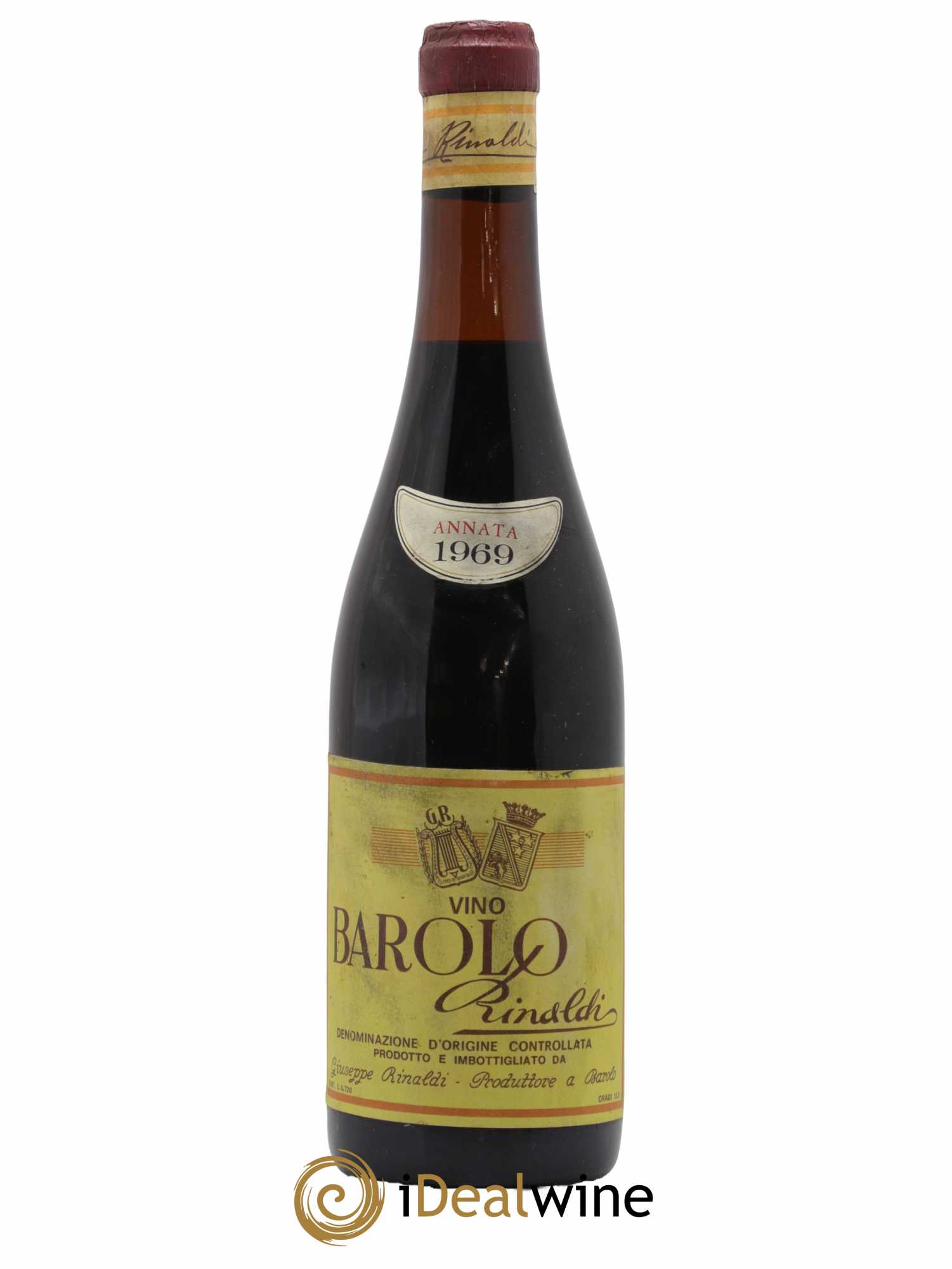 Barolo DOCG Giuseppe Rinaldi 1969 - Posten von 1 Flasche - 0