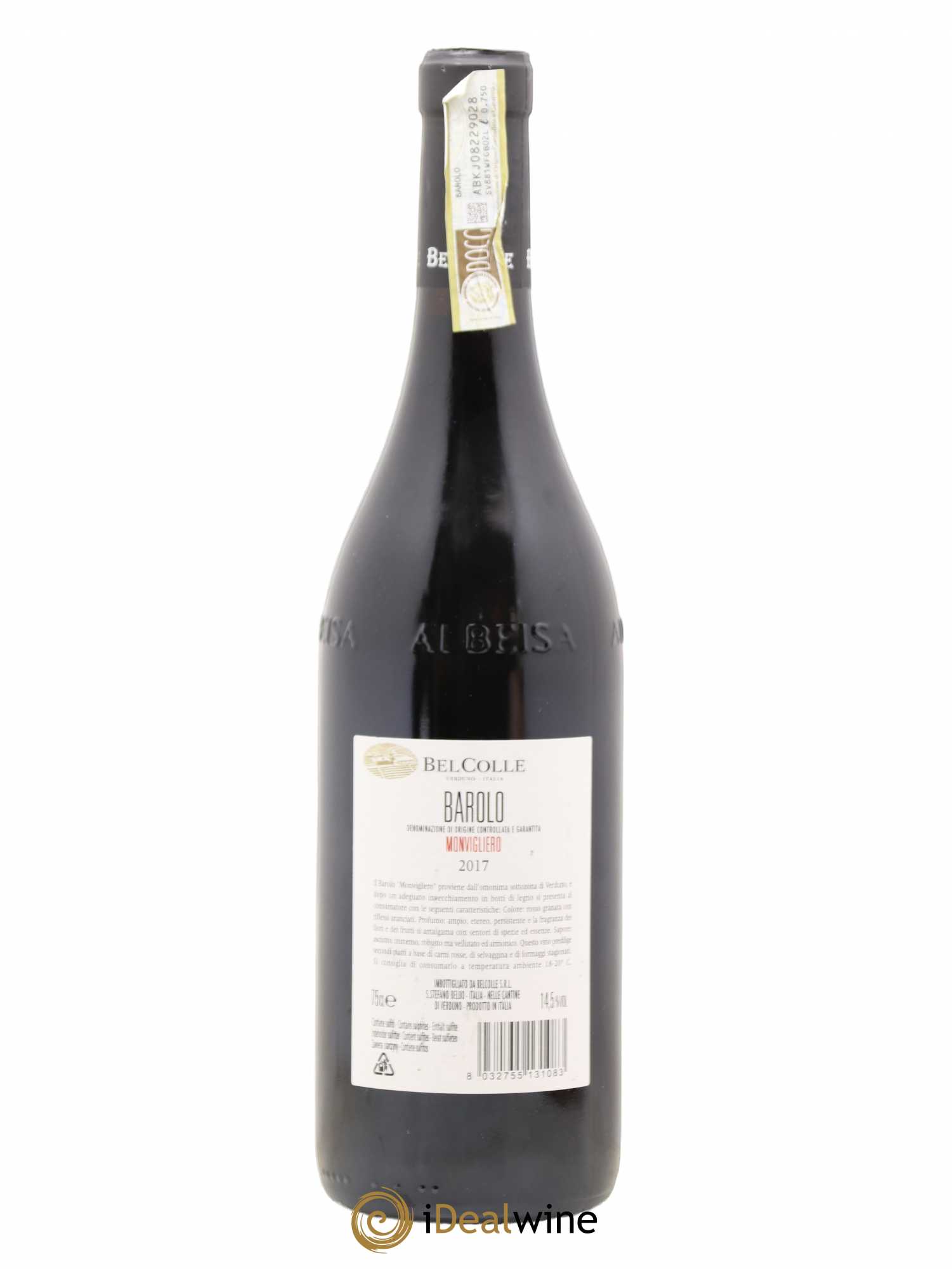 Barolo Monvigliero Bel Colle 2017 - Posten von 1 Flasche - 1