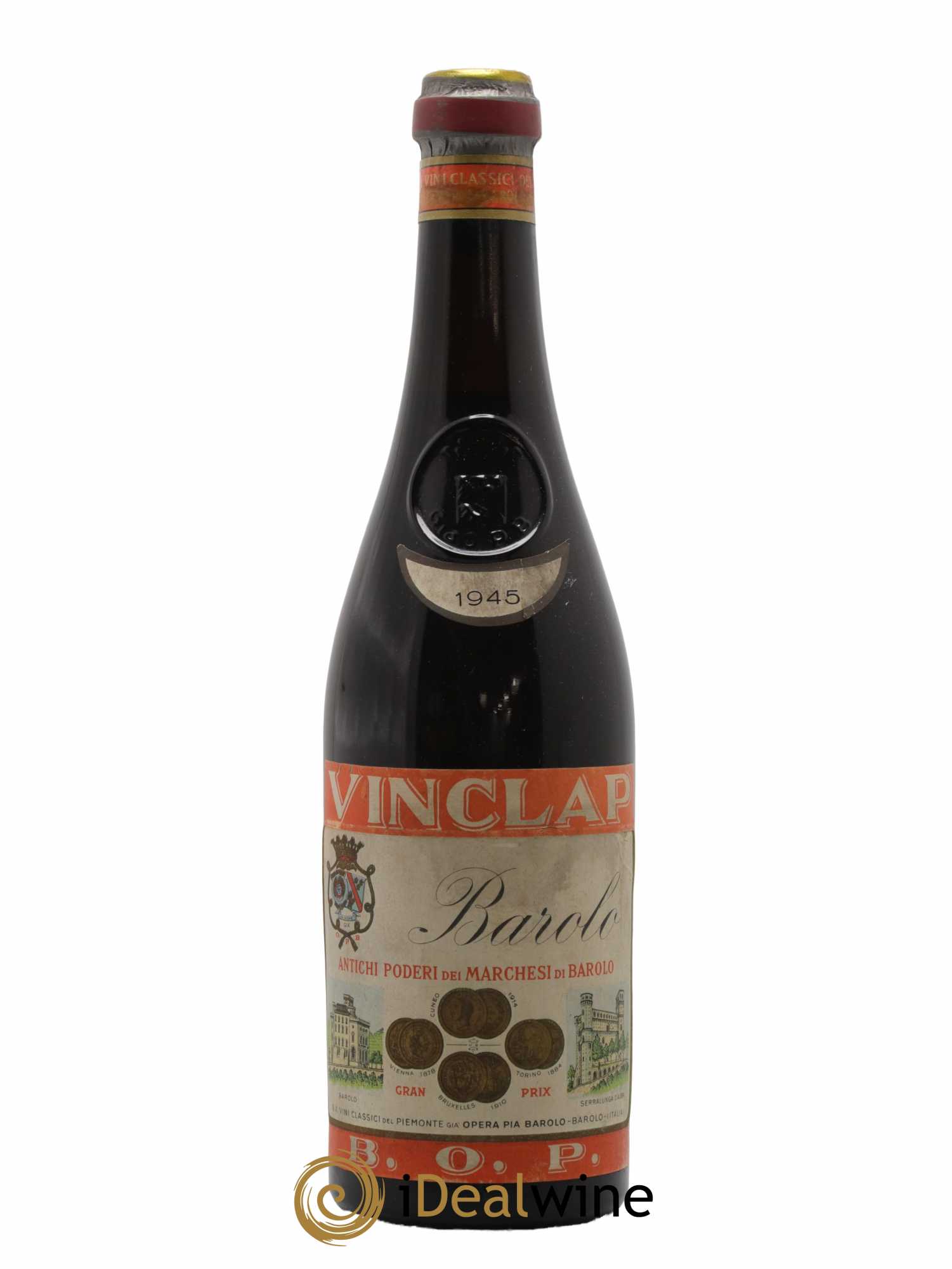 Barolo Marchesi di Barolo Vinclap 1945 - Lot de 1 bouteille - 0