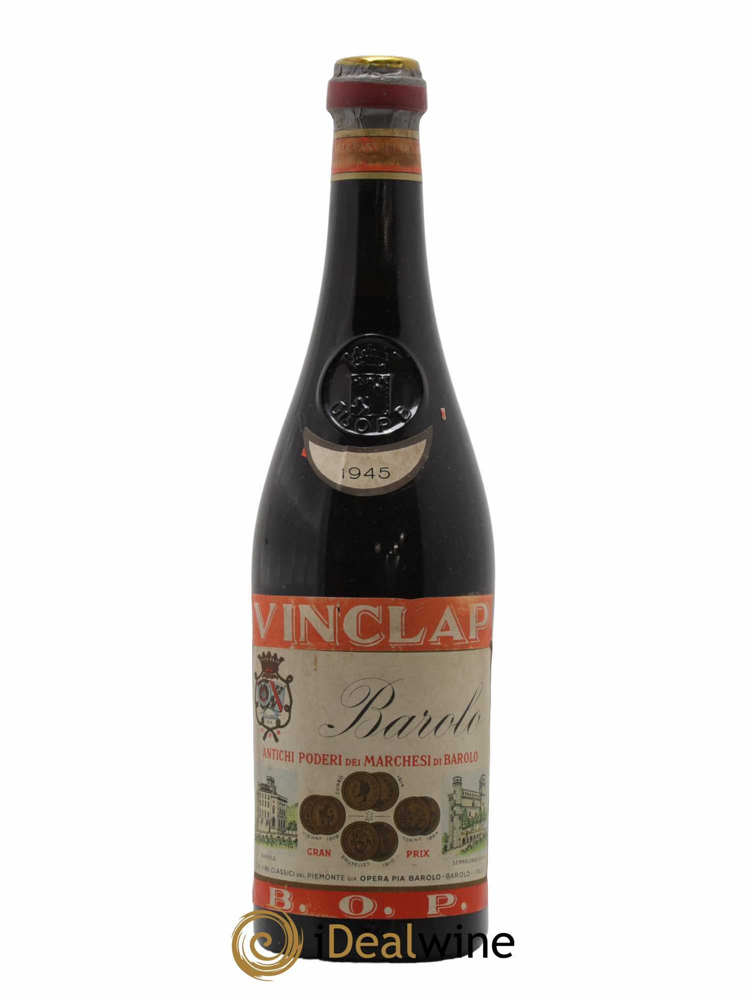 Barolo Marchesi di Barolo Vinclap 1945 - Lot de 1 bouteille - 0
