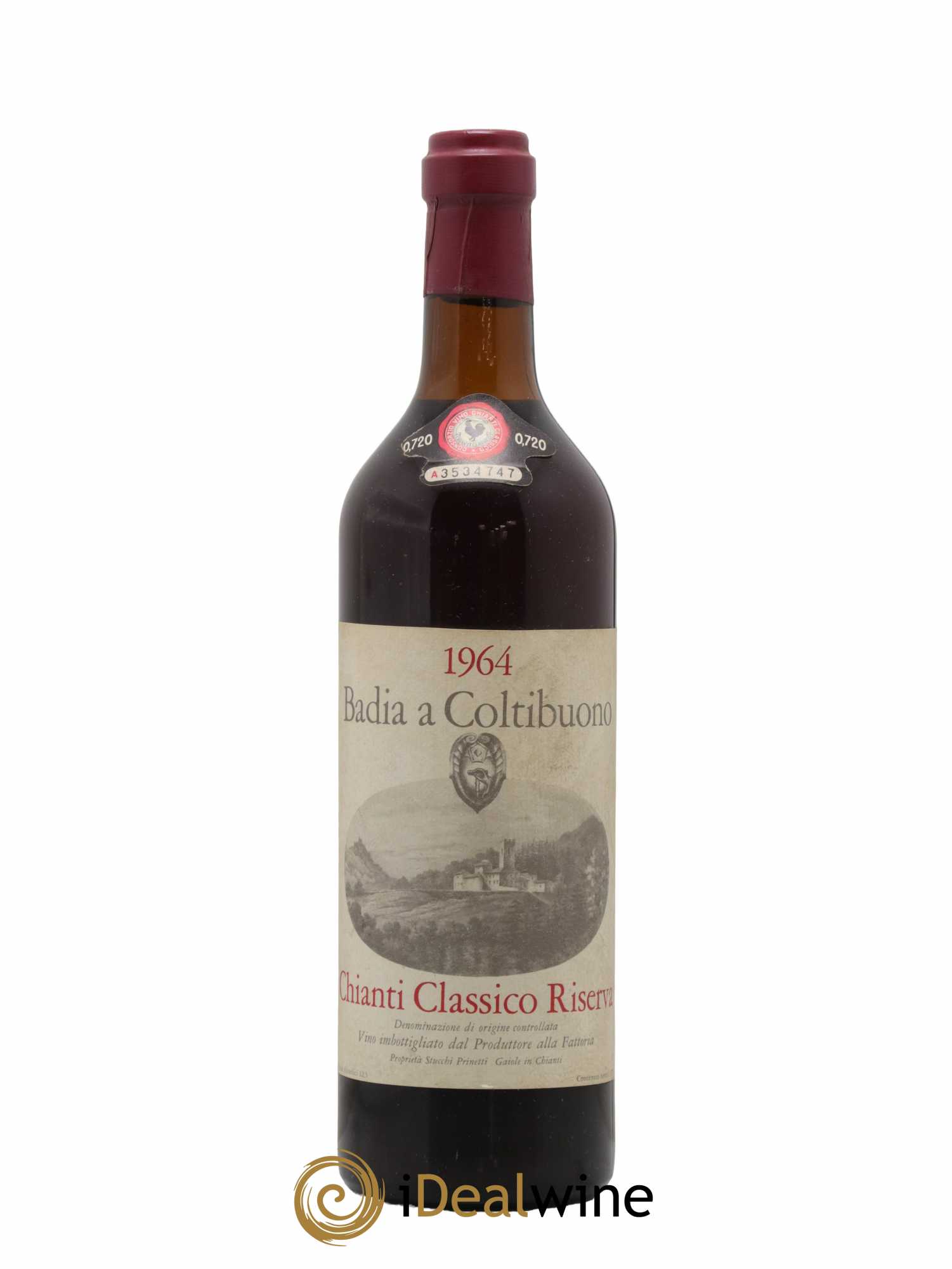 Chianti Classico DOCG Riserva Badia a Coltibuono 1964 - Lot de 1 bouteille - 0