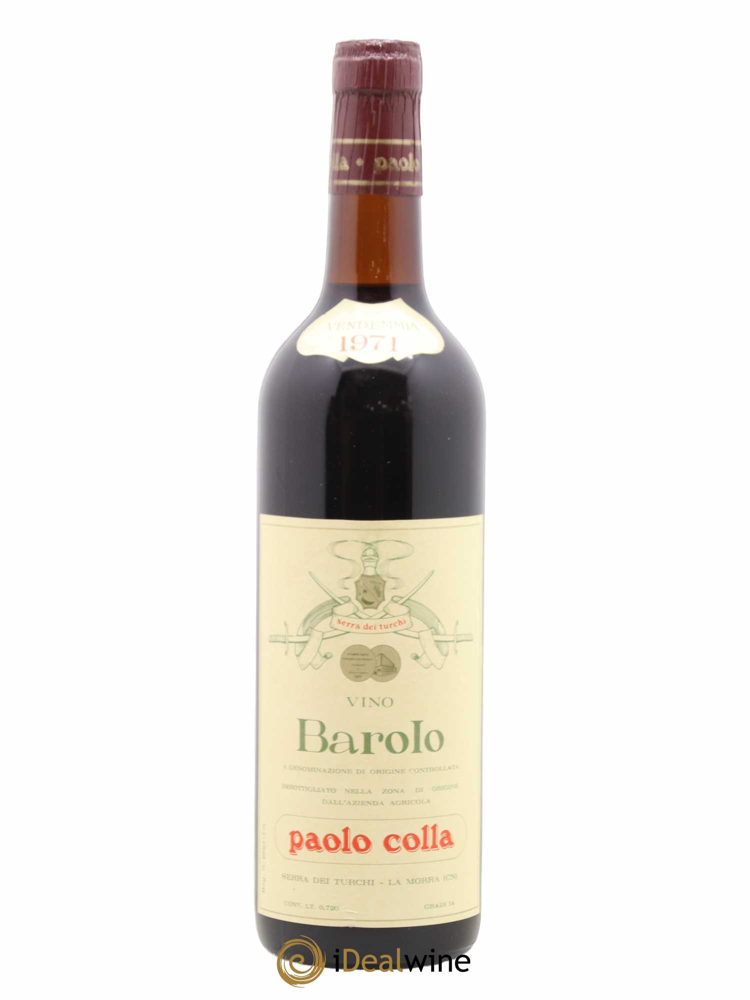 Barolo Serra dei Turchi Colla Paolo 1971 - Posten von 1 Flasche - 0