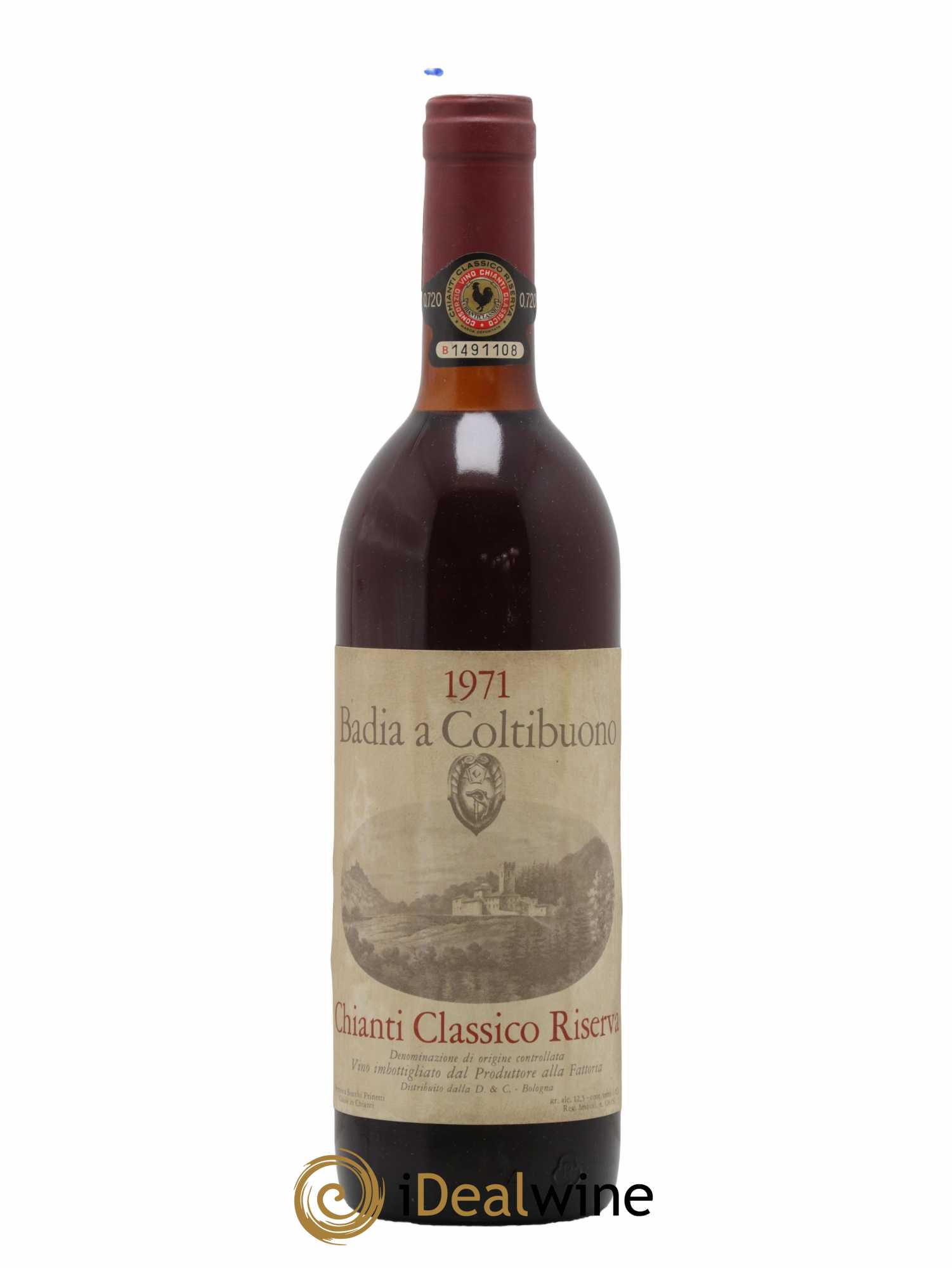 Chianti Classico DOCG Riserva Badia a Coltibuono 1971 - Lot de 1 bouteille - 0