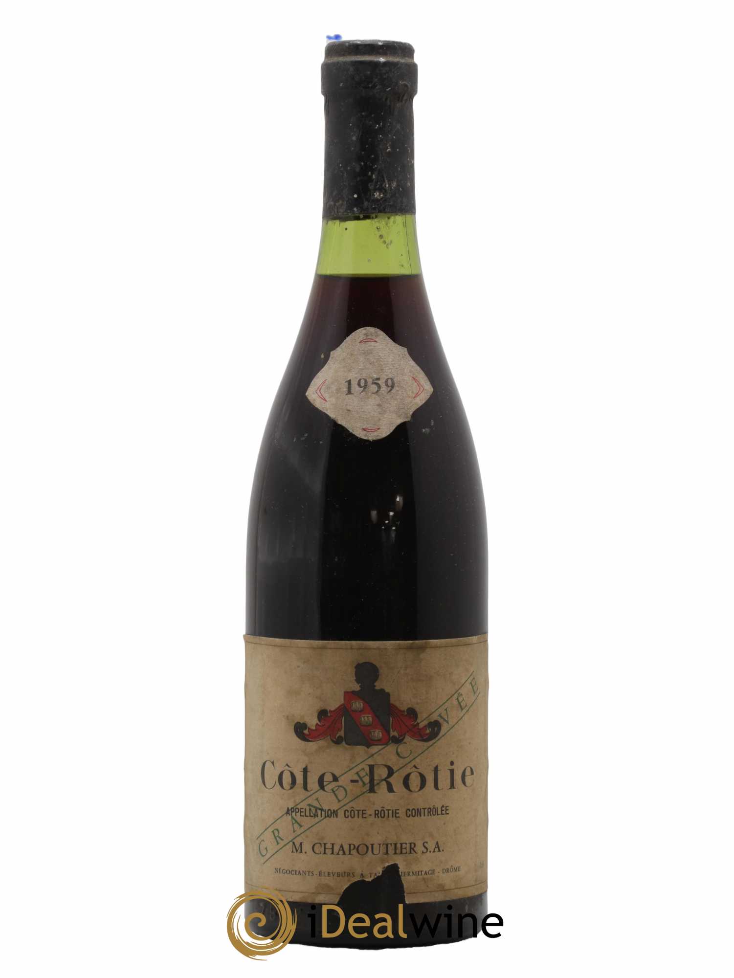 Côte-Rôtie Grande Cuvée Maison Chapoutier 1959 - Lot de 1 bouteille - 0