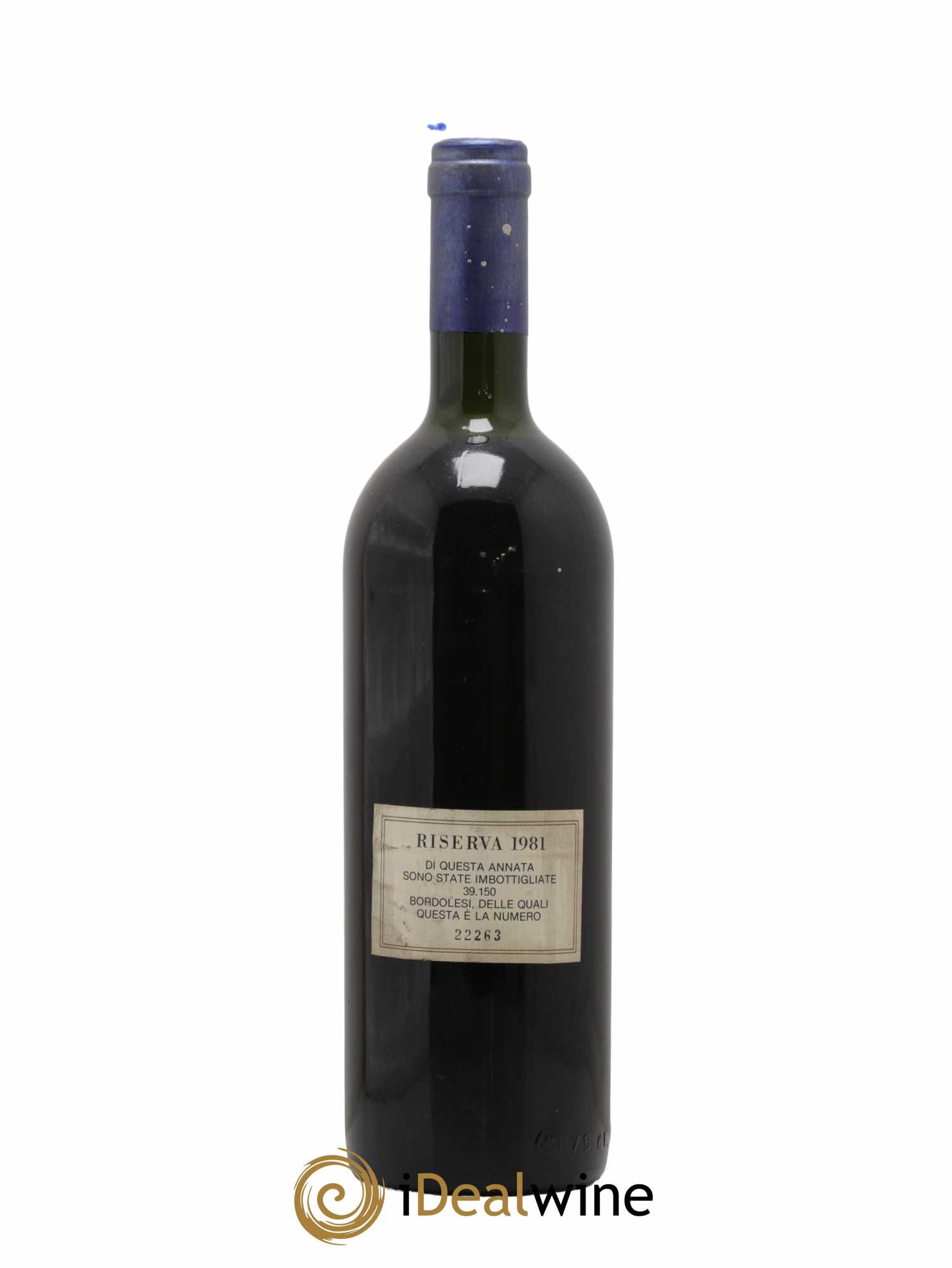 Bolgheri DOC Sassicaia Tenuta San Guido Riserva 1981 - Lotto di 1 bottiglia - 1